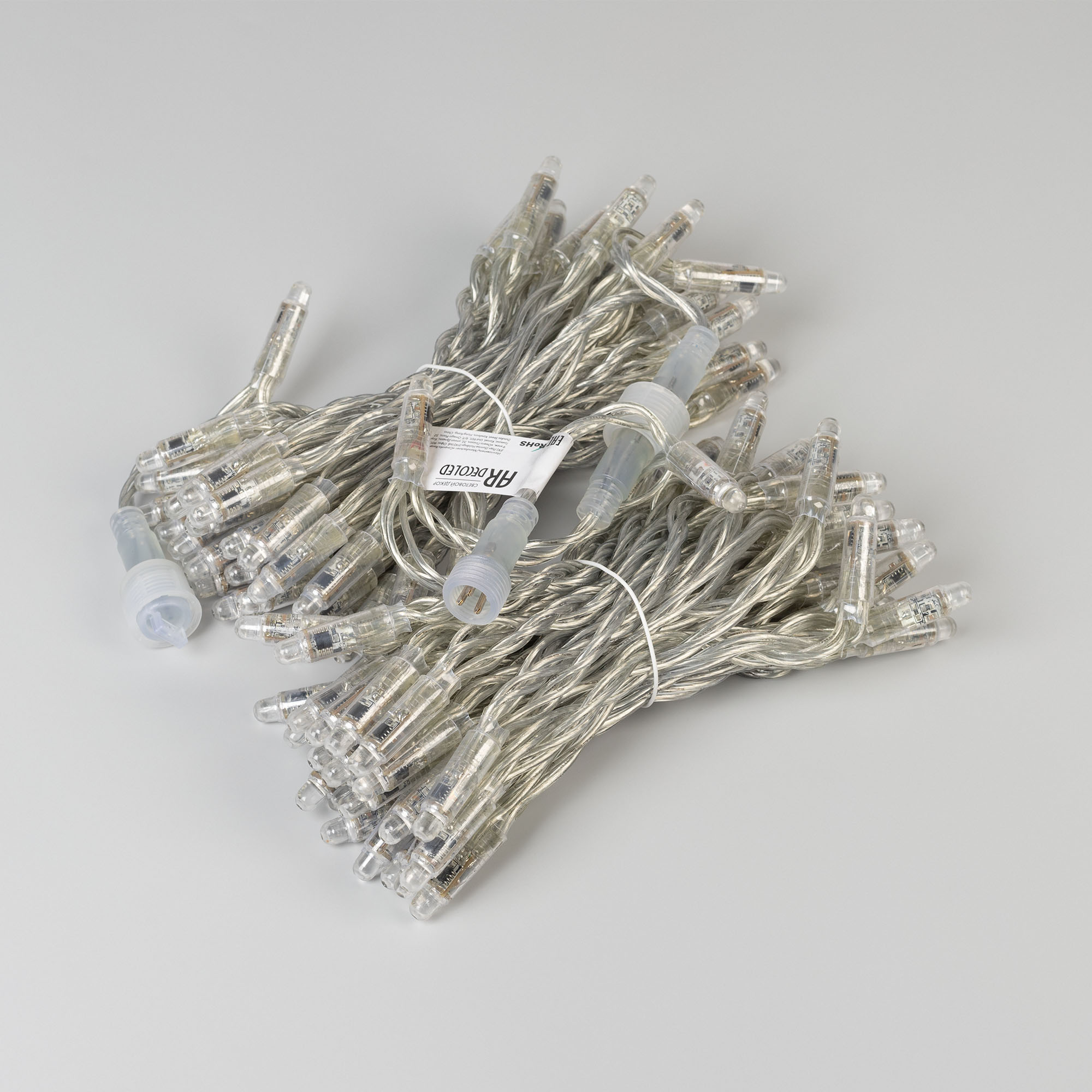 Светодиодная гирлянда ARD-STRING-CLASSIC-15000-CLEAR-100LED-LIVE RGB-SPI (12V, 53W) (Ardecoled, IP65, 1 год)
