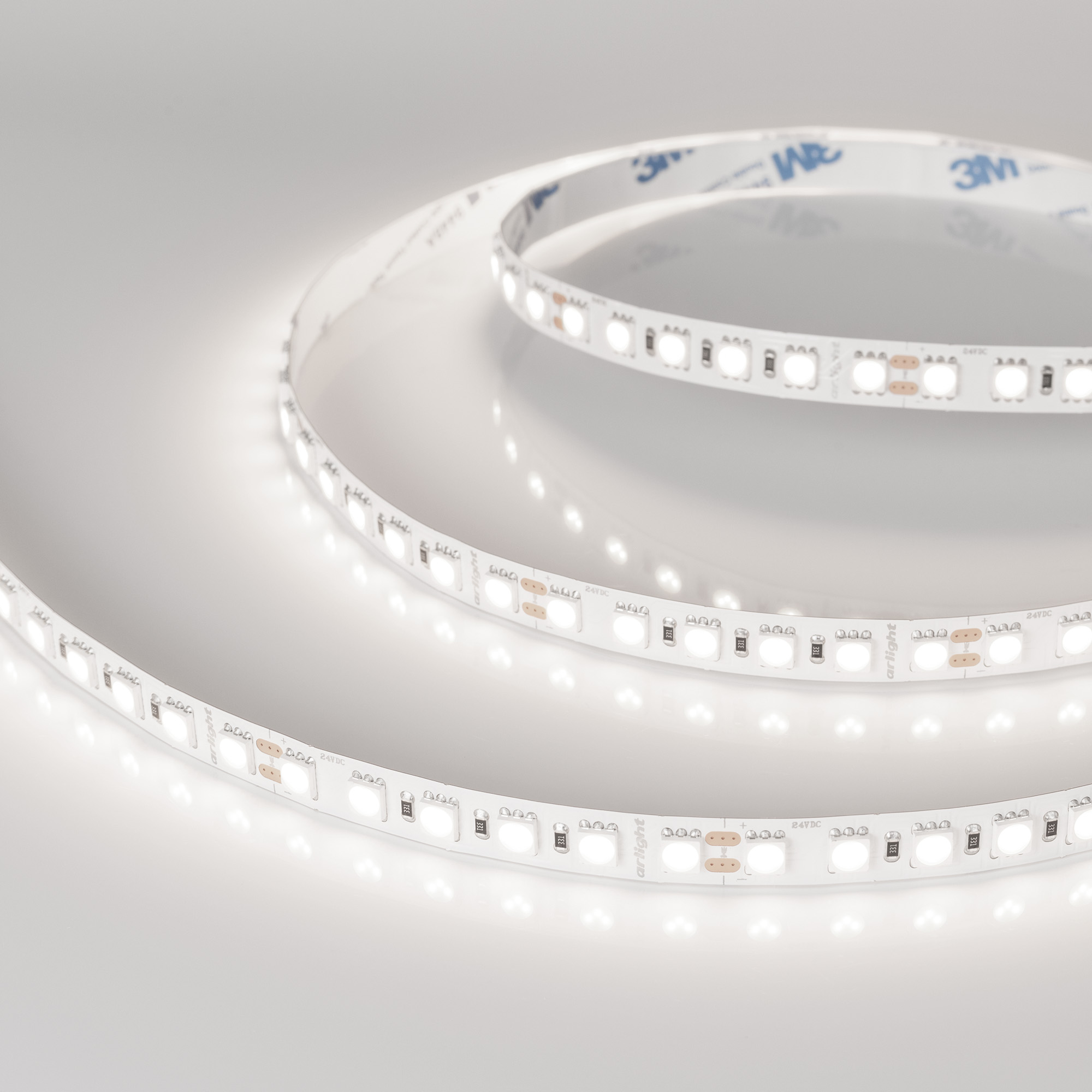 Лента RT-B96-10mm 24V Day5000 (23 W/m, IP20, 5060, 5m) (Arlight, Открытый)