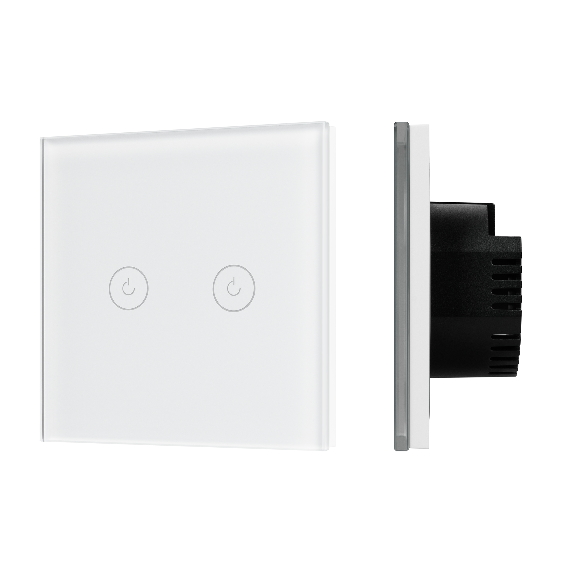 Выключатель сенсорный SWT-OMALI-S02-ZB-WH (250V, 10A, Zigbee) (Arlight, Стекло)