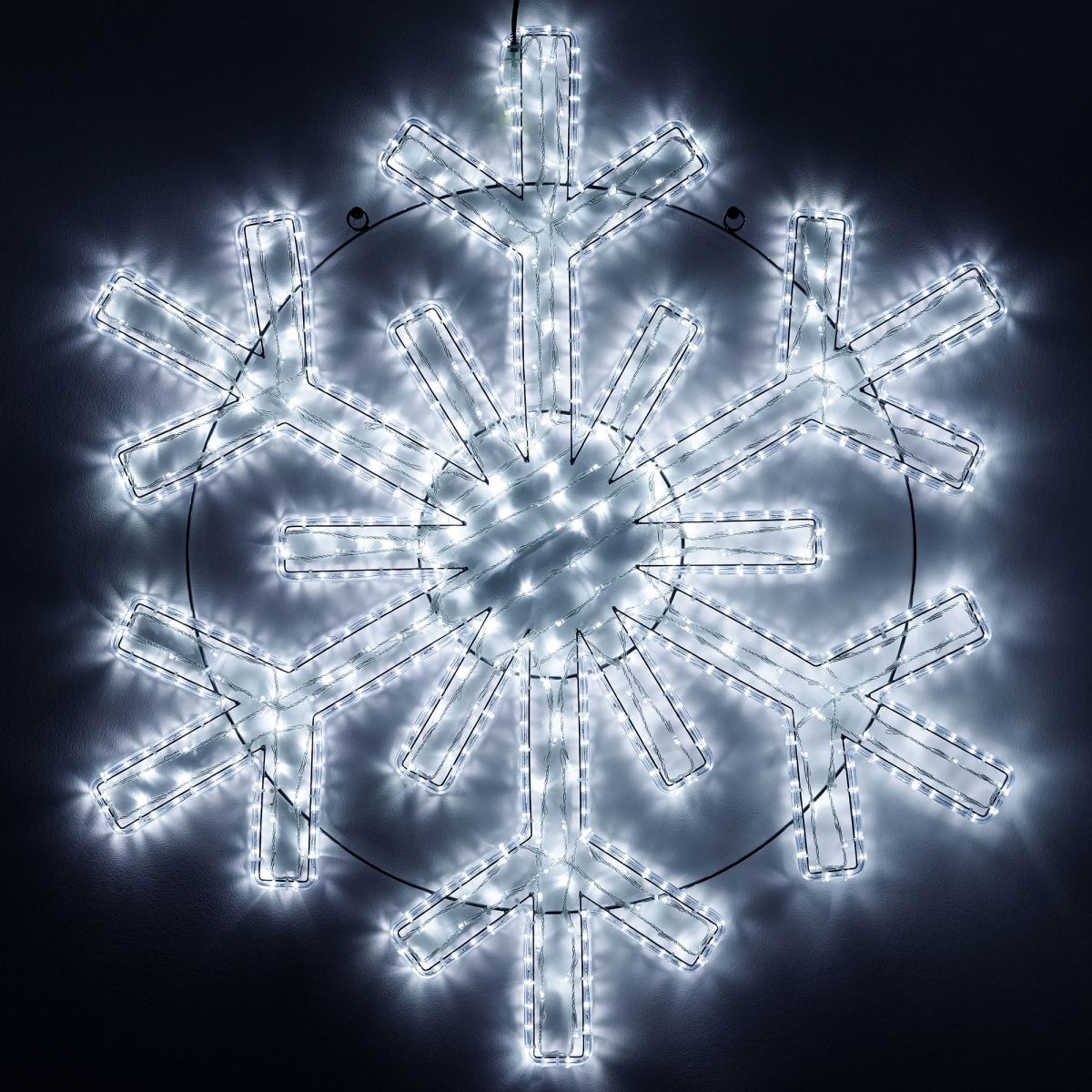 Фигура светодиодная ARD-SNOWFLAKE-M11-1250x1200-604LED White (230V, 36.5W) (Ardecoled, IP65, 1 год)