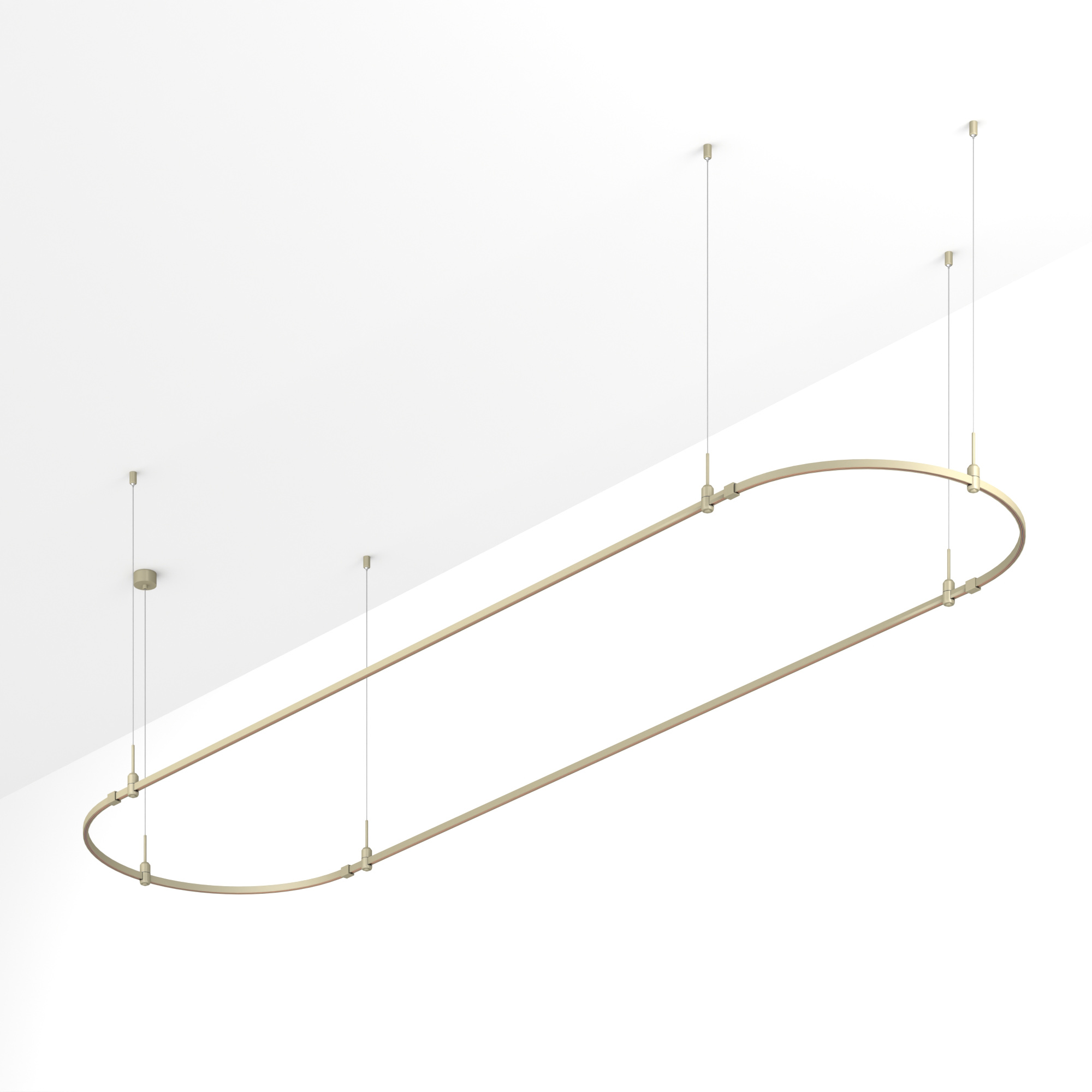 Основание ART-APRIORI-OVAL-HANG-4000x1000 (OG) (Arlight, IP20 Металл, 3 года)