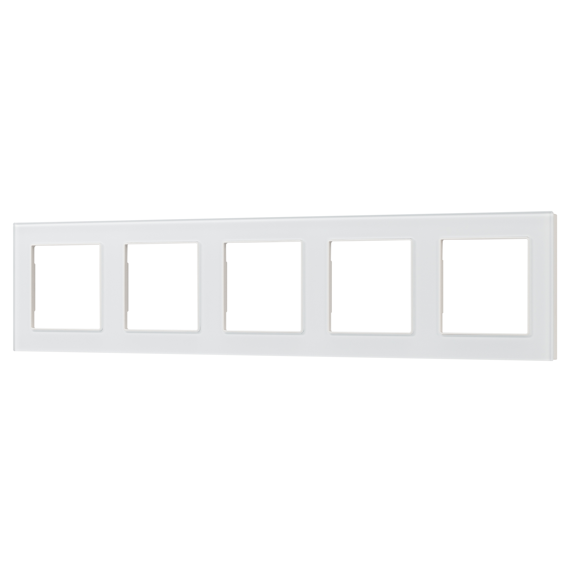 Рамка стеклянная FRM-GLARE-GS-5-WH (Arlight)