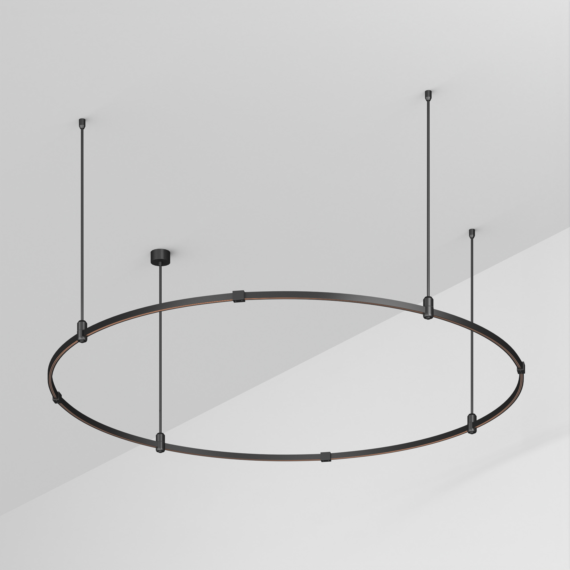 Основание ART-APRIORI-ROUND-ROD-800-R1800 (BK) (Arlight, IP20 Металл, 3 года)