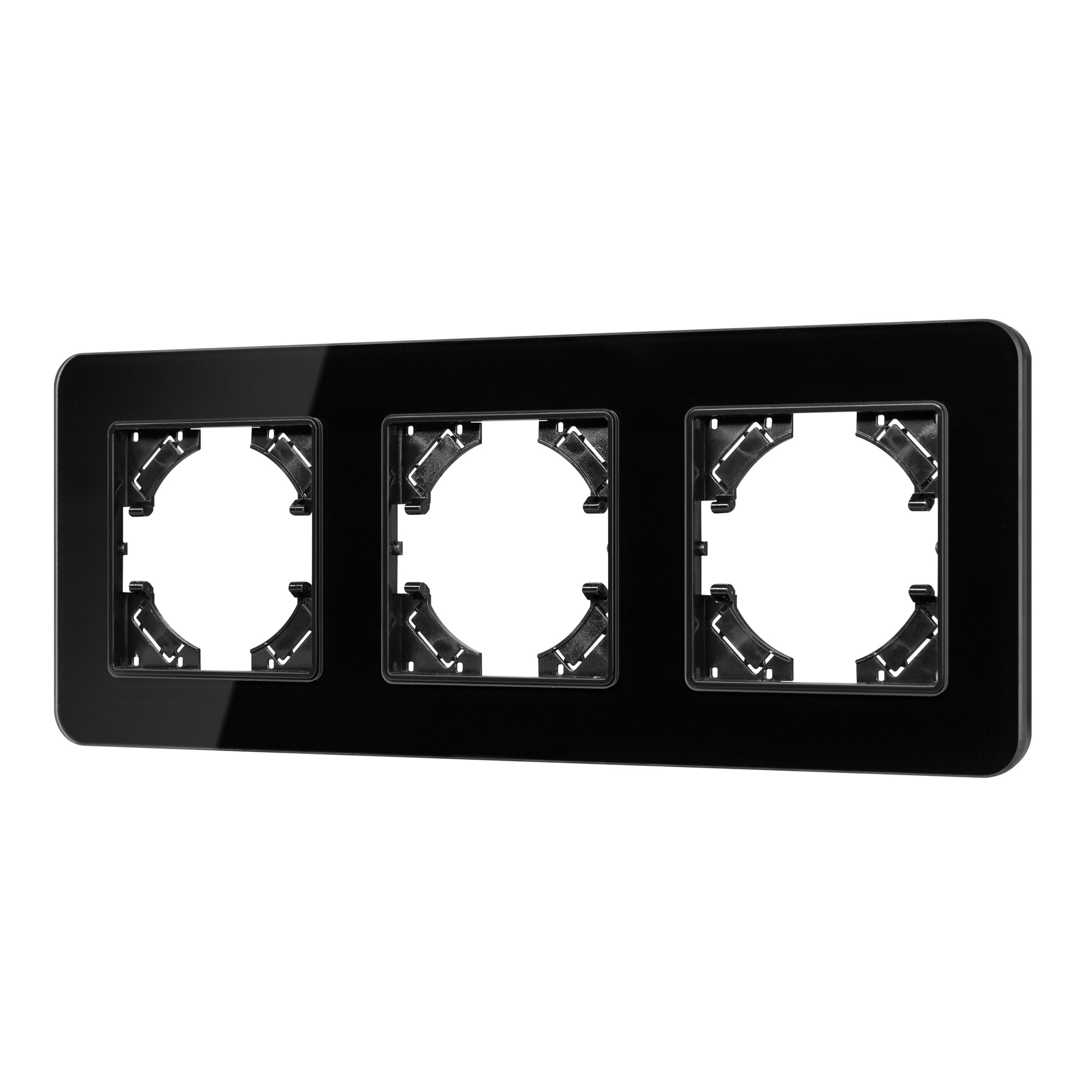 Рамка стеклянная FRM-OMALI-GS-3-BK (Arlight)