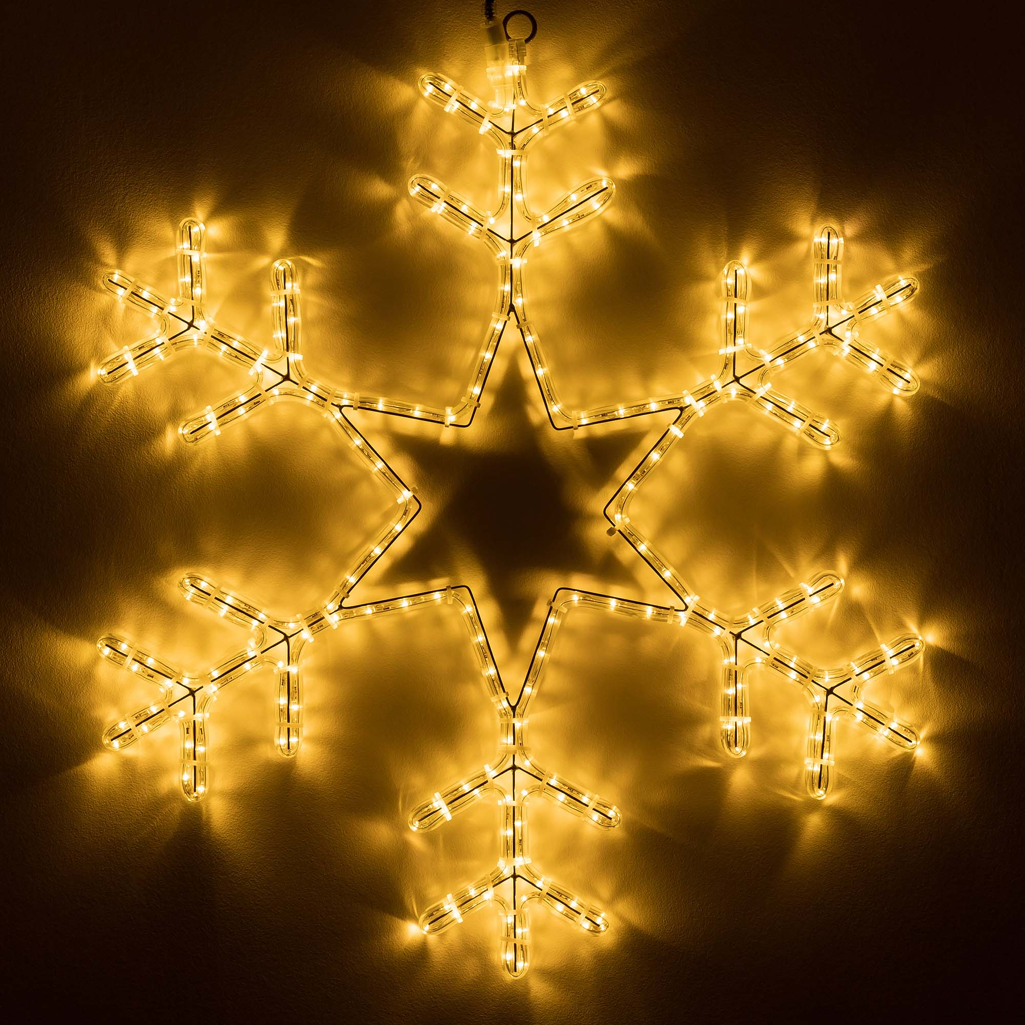 Фигура светодиодная ARD-SNOWFLAKE-M4-750x750-324LED Warm (230V, 18W) (Ardecoled, IP65, 1 год)