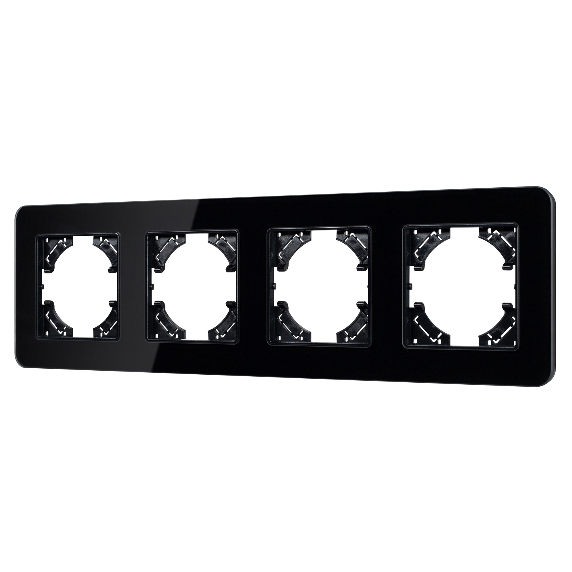 Рамка стеклянная FRM-OMALI-GS-4-BK (Arlight)