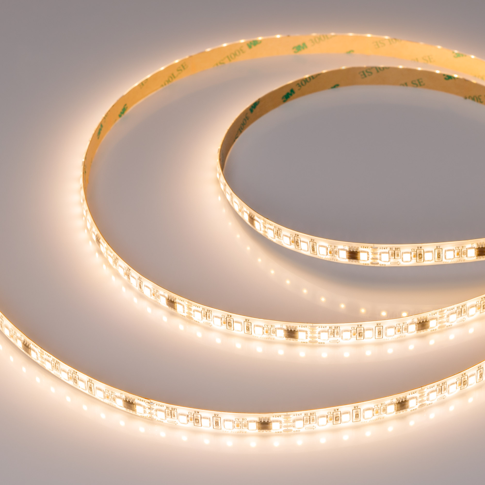 Лента герметичная SPI-SE-A120-10mm 24V Warm2700-PX6-BPT (11 W/m, IP65, 2835, 5m) (Arlight, бегущий огонь)