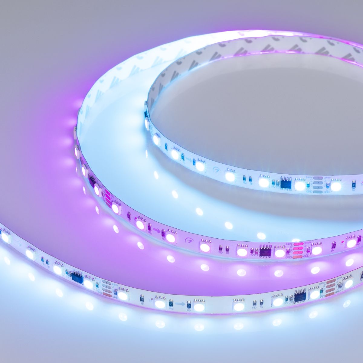 Лента DMX-B60-10mm 24V RGB-PX6 (15 W/m, IP20, 5060, 5m) (Arlight)