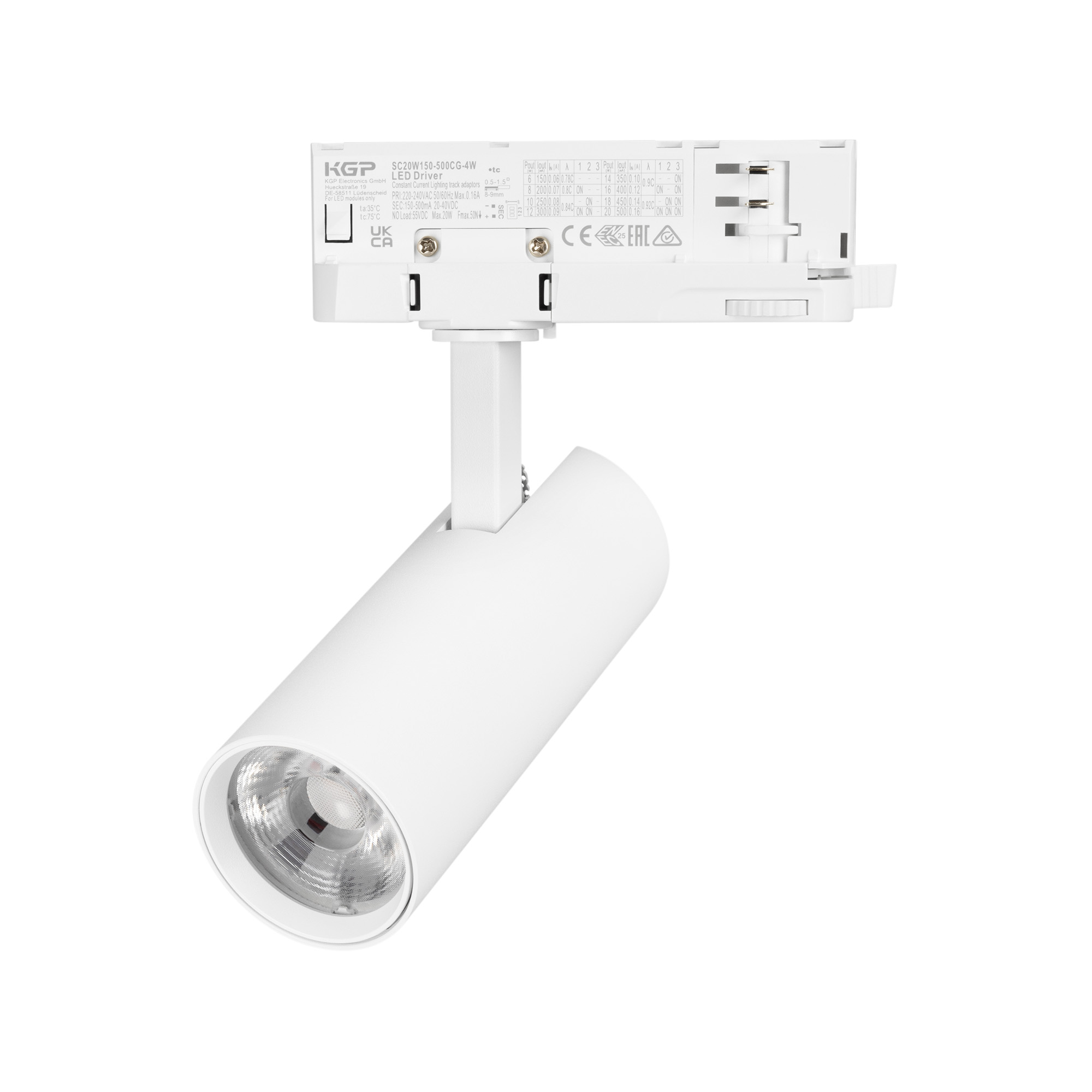 Светильник LGD-GERA-4TR-R55-10W Warm3000 (WH, 36 deg, 230V) (Arlight, IP20 Металл, 5 лет)
