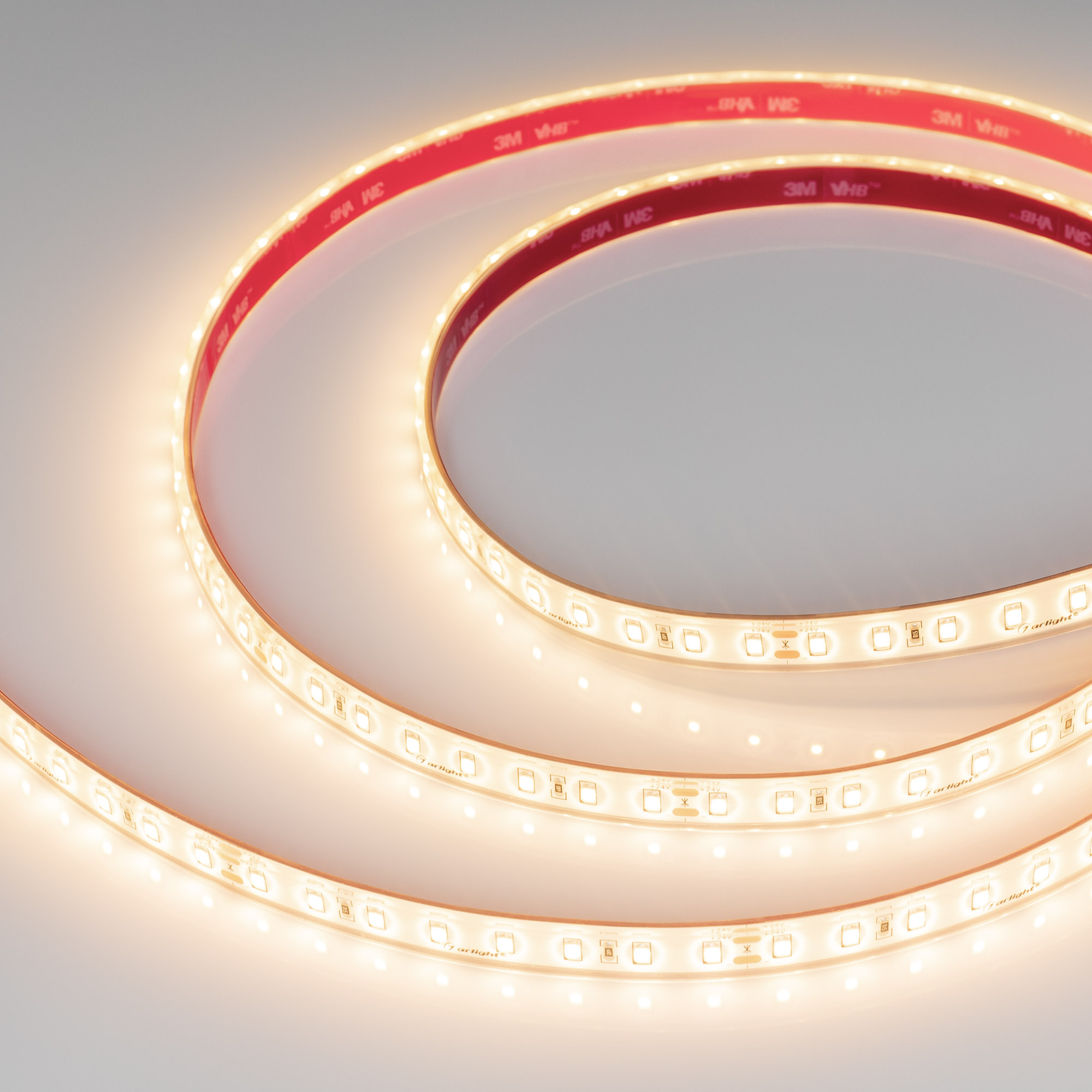Лента герметичная RTW-PS-A80-12mm 24V Warm3000 (4.8 W/m, IP67, TWP100, 5m) (Arlight)