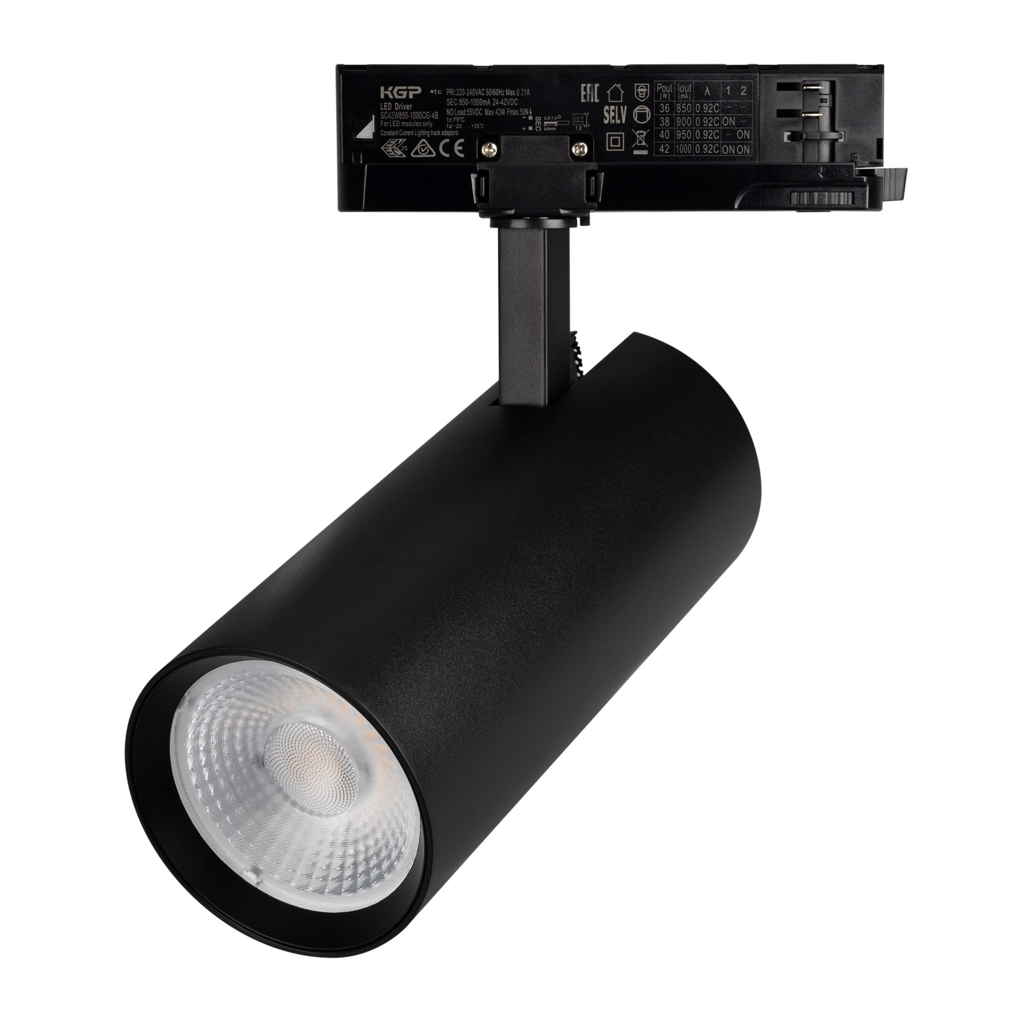 Светильник LGD-GERA-4TR-R90-40W Day4000 (BK, 55 deg, 230V) (Arlight, IP20 Металл, 5 лет)