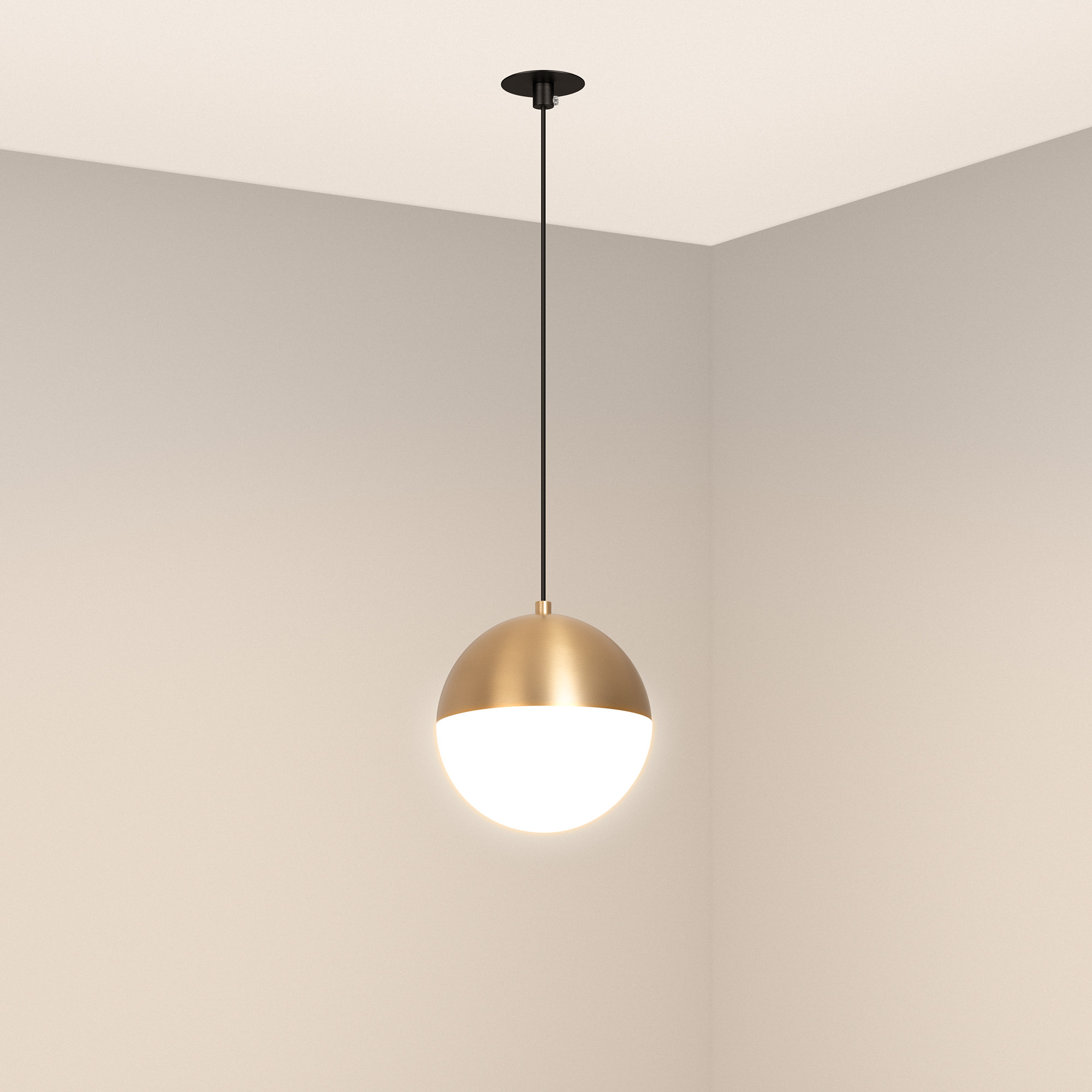 Светильник SP-EMISFERO-HANG-BUILT-R150-11W Day4000 (GD, 170 deg, 230V) (Arlight, IP20 Металл, 3 года)