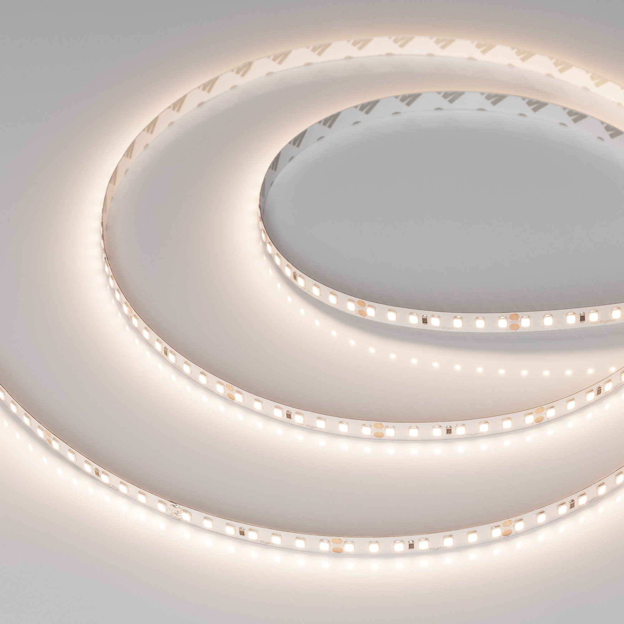 Лента UL-A140-8mm 24V Warm3500 (5 W/m, IP20, 5m) (Arlight, 7 лет)