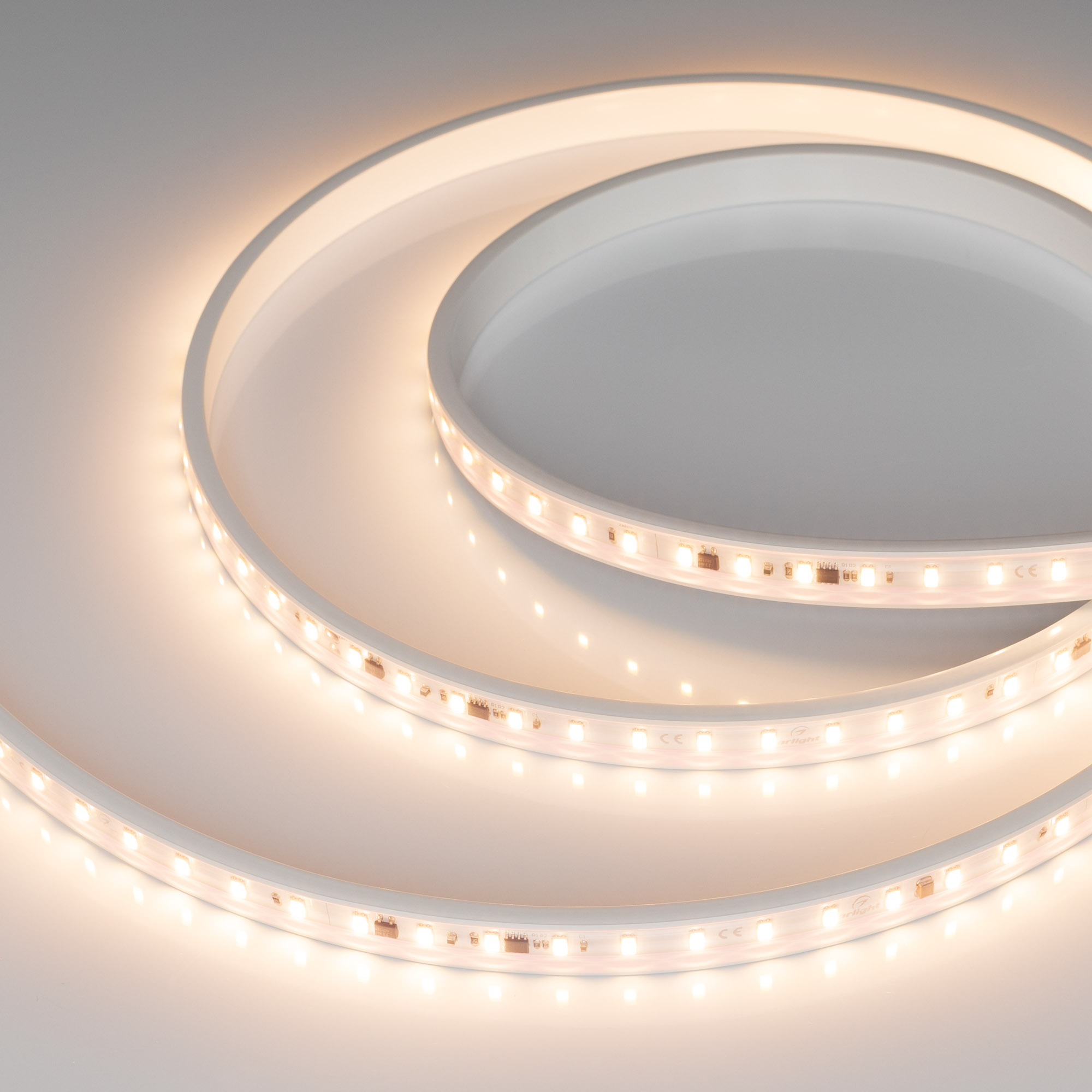 Лента герметичная ARL-PV-C72-15.5mm 230V Warm3000 (14 W/m, IP65, 5630, 50m) (Arlight)