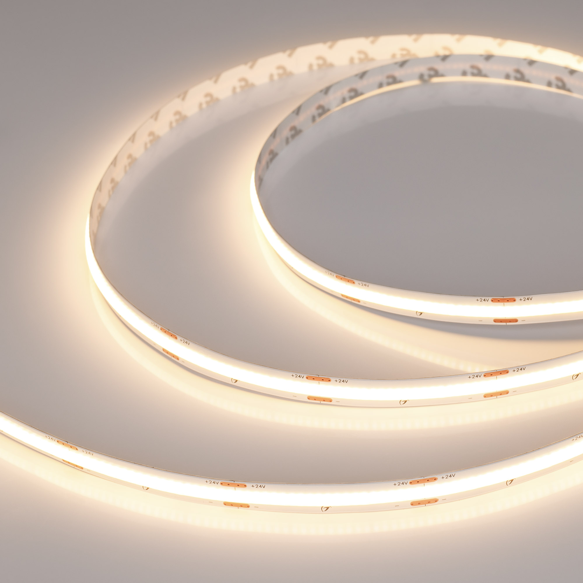 Лента COB-X420-10mm 24V Warm3000 (4.8 W/m, IP20, 15m) (Arlight, 5 лет)