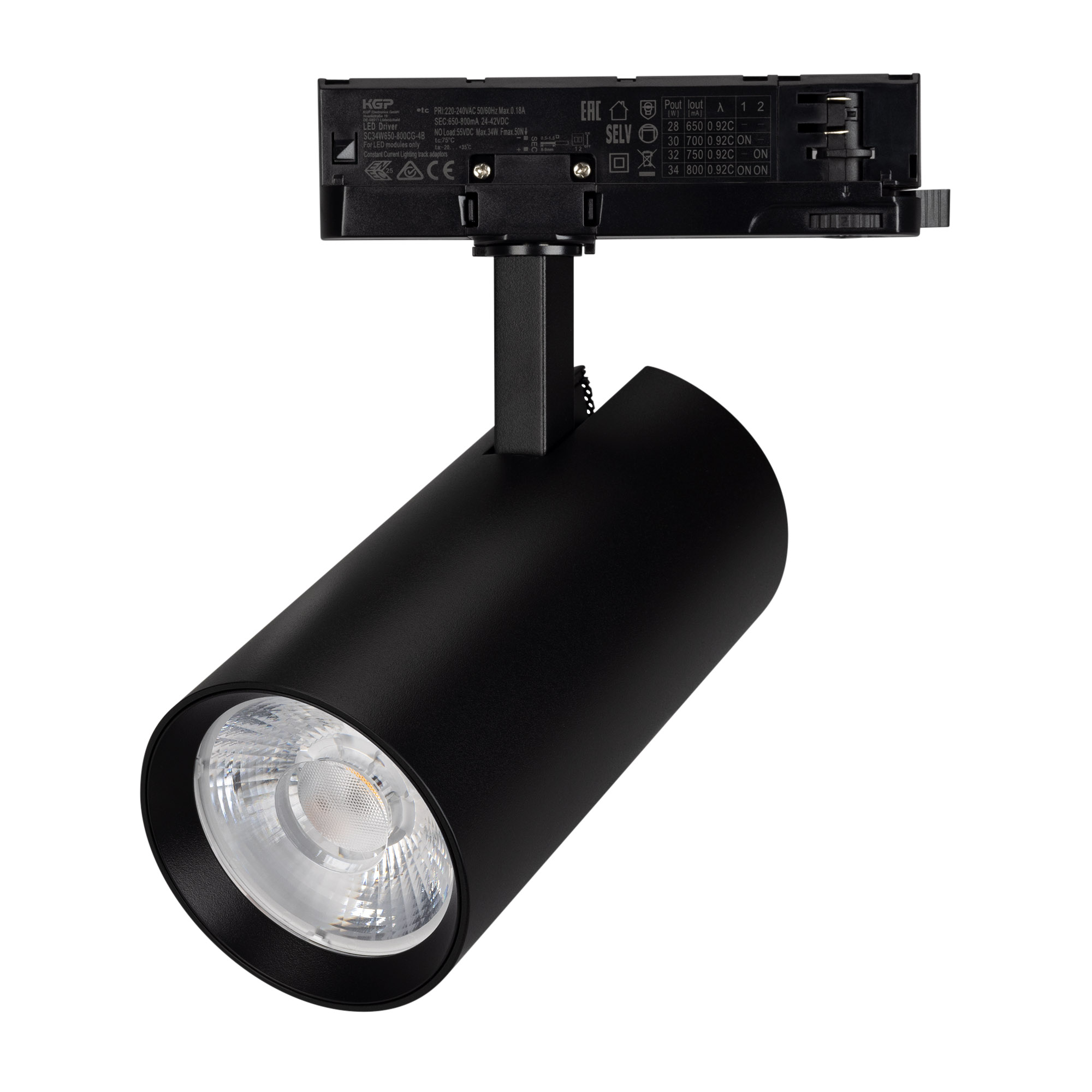 Светильник LGD-GERA-TRUECOLOR-4TR-R90-30W Day4000 CRI98 (Черный, 15 deg, 230V) (Arlight, IP20 Металл, 5 лет)