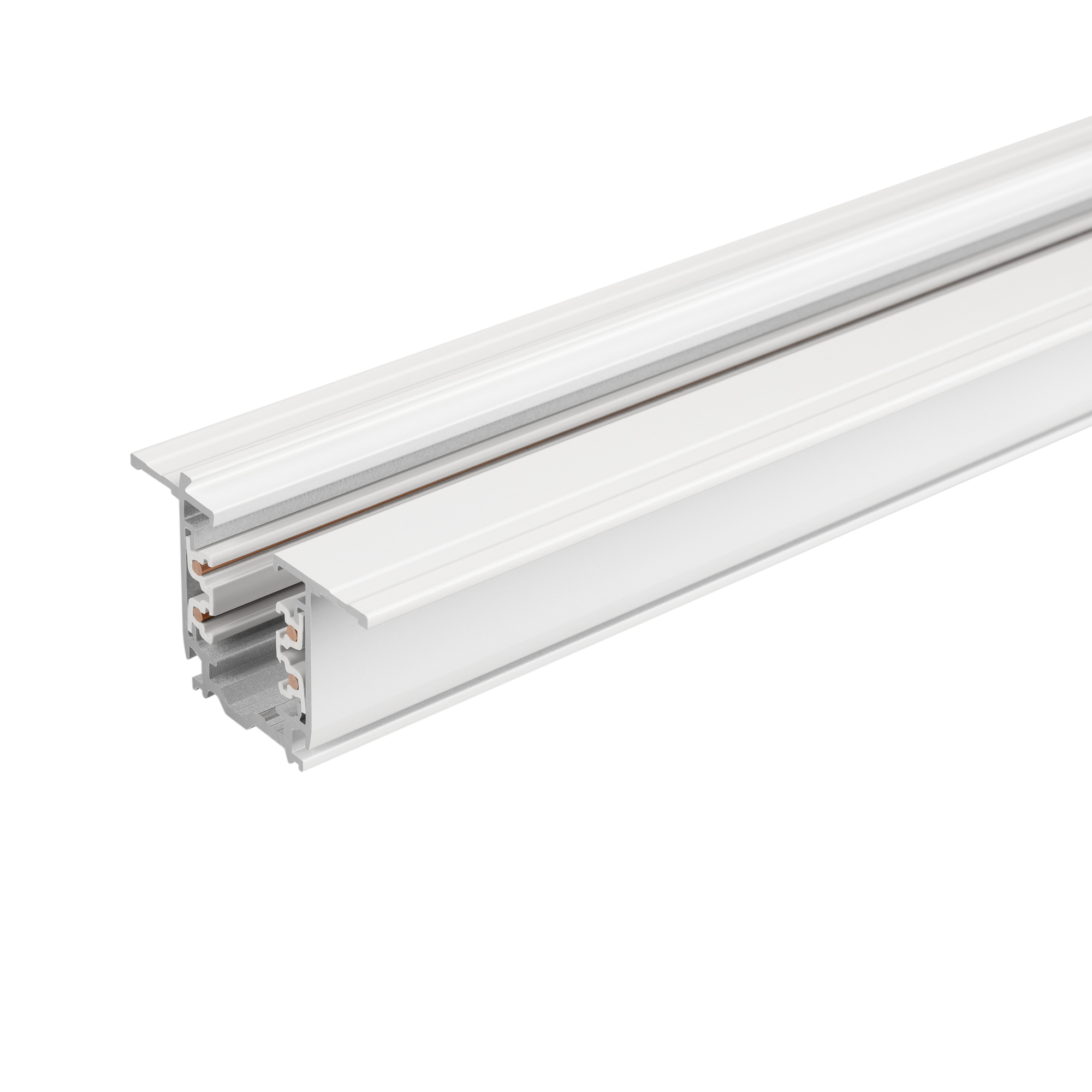 Трек встраиваемый LGD-4TR-TRACK-F-4000-WH-M (D) (Arlight, IP20 Металл, 3 года)