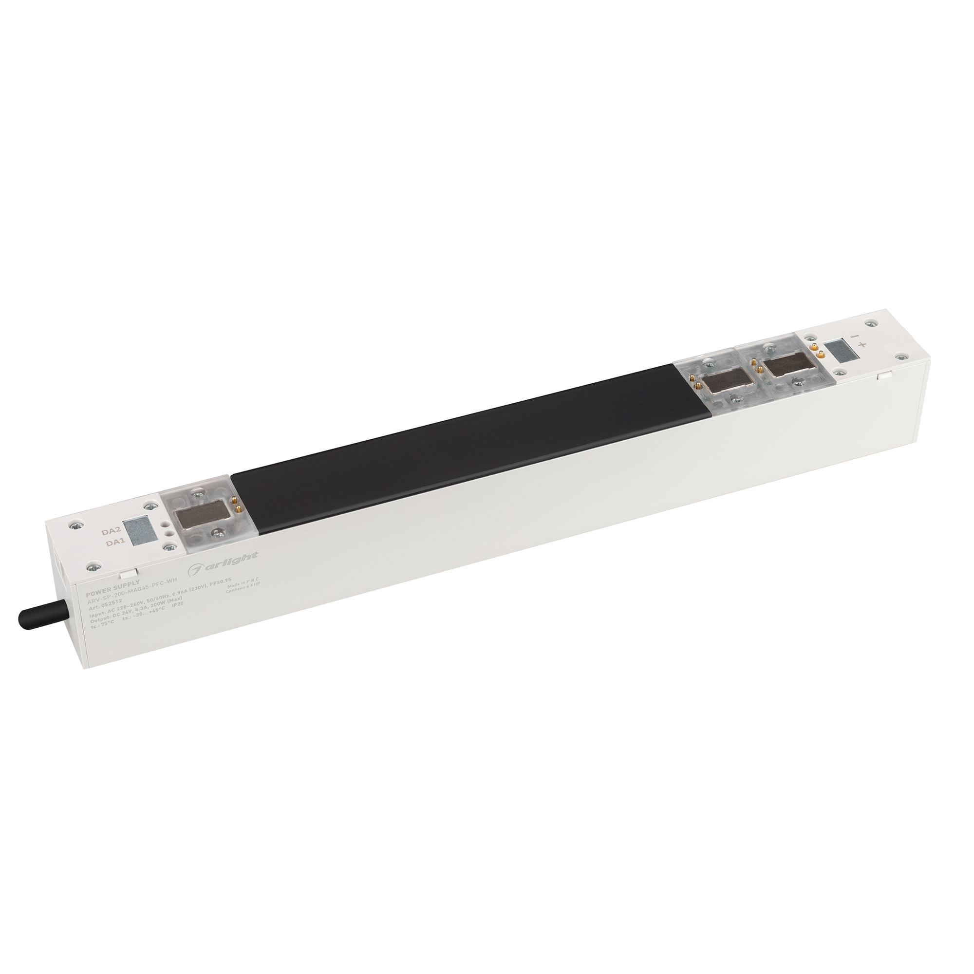 Блок питания ARV-SP-200-MAG45-PFC-WH (24V, 8.3A, 200W) (Arlight, IP20 Пластик, 5 лет)