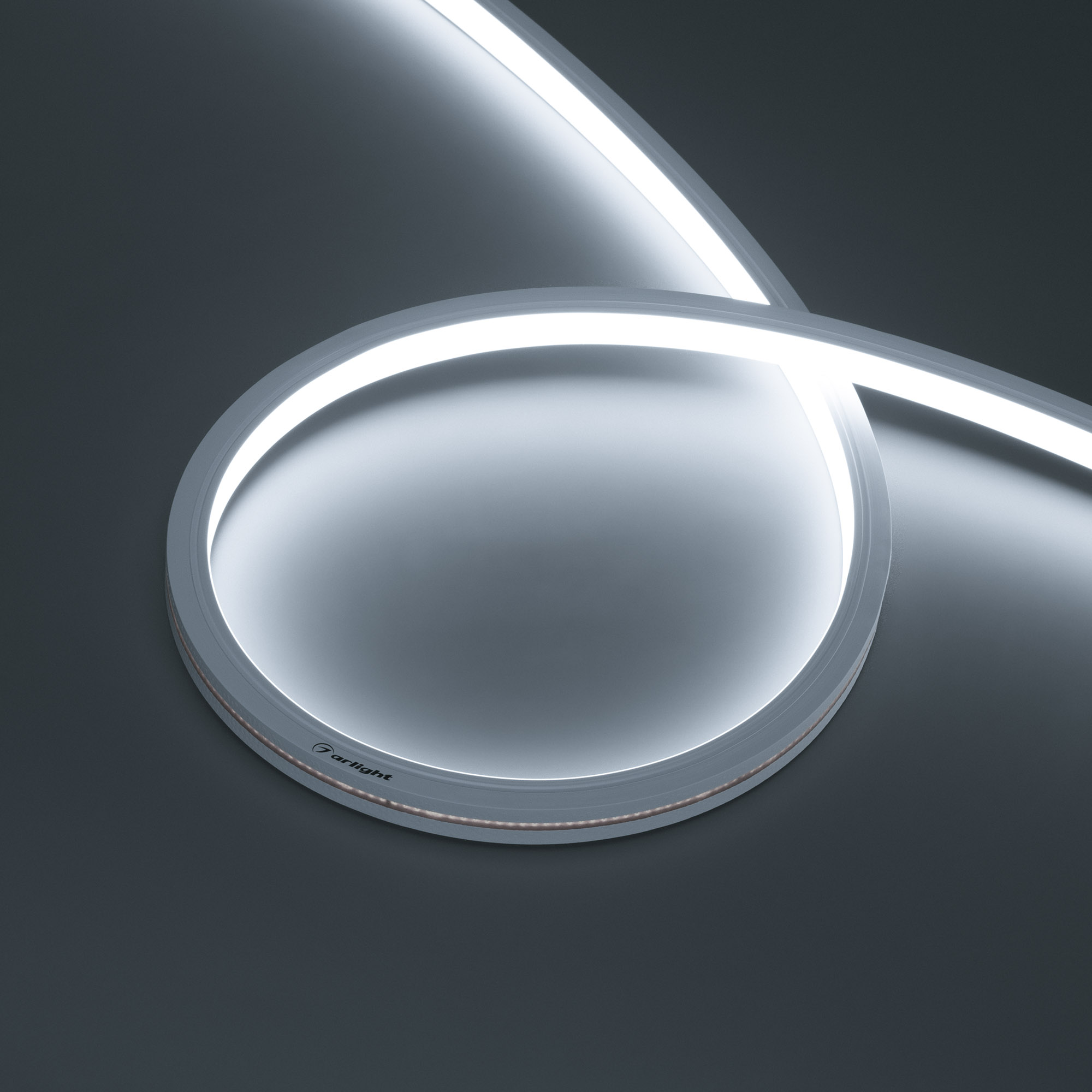 Лента герметичная MOONLIGHT-PRO-TOP-X320-13x12mm 48V White6000 (9.6 W/m, IP67, 30m, wire x2) (Arlight, Вывод боковой, 7 лет)