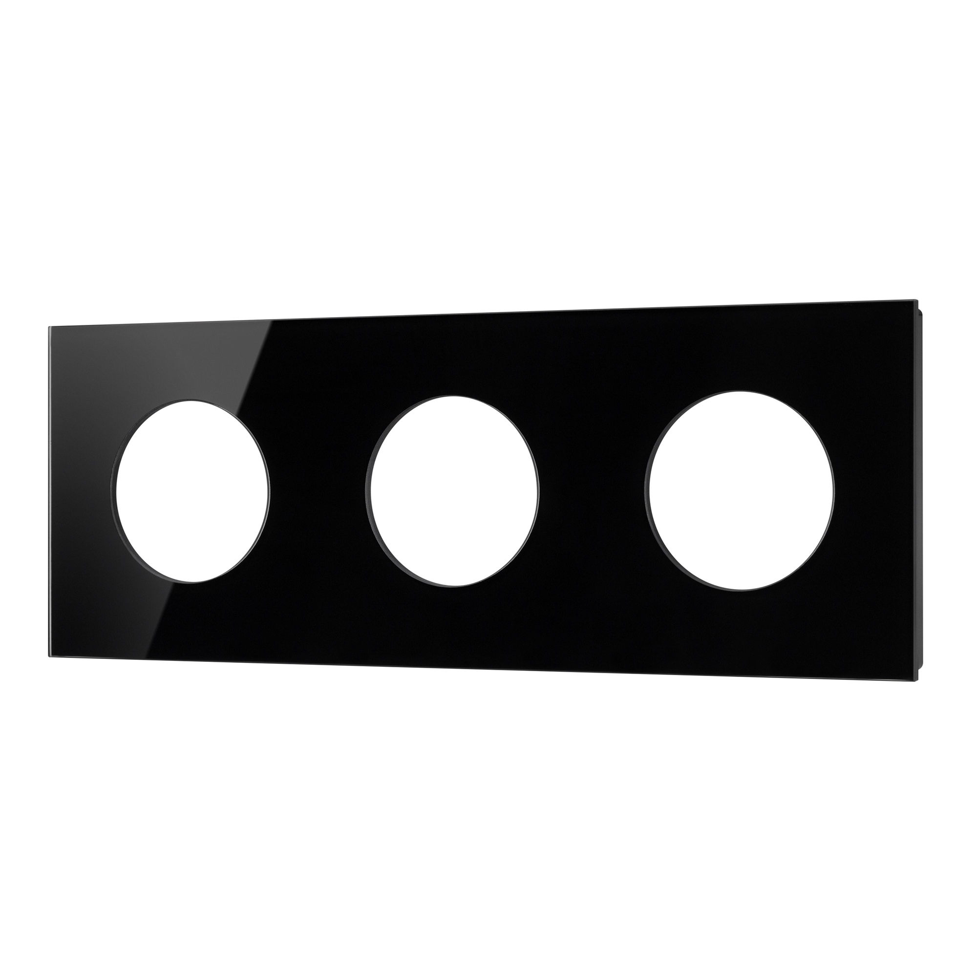 Рамка стеклянная FRM-GLARE-GC-3-BK (Arlight)