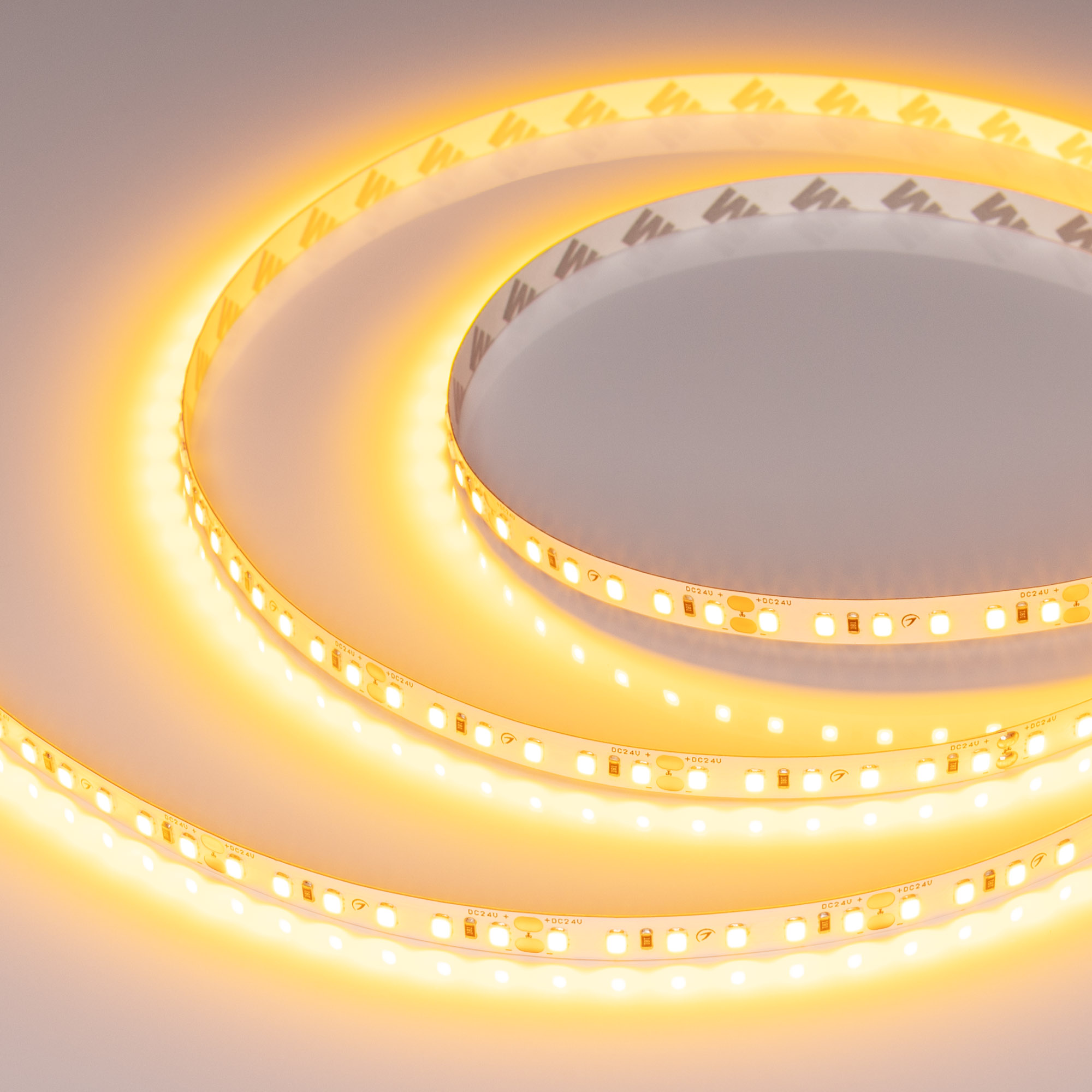 Лента RT-A120-8mm 24V Gold (9.6 W/m, IP20, 2835, 5m) (Arlight)