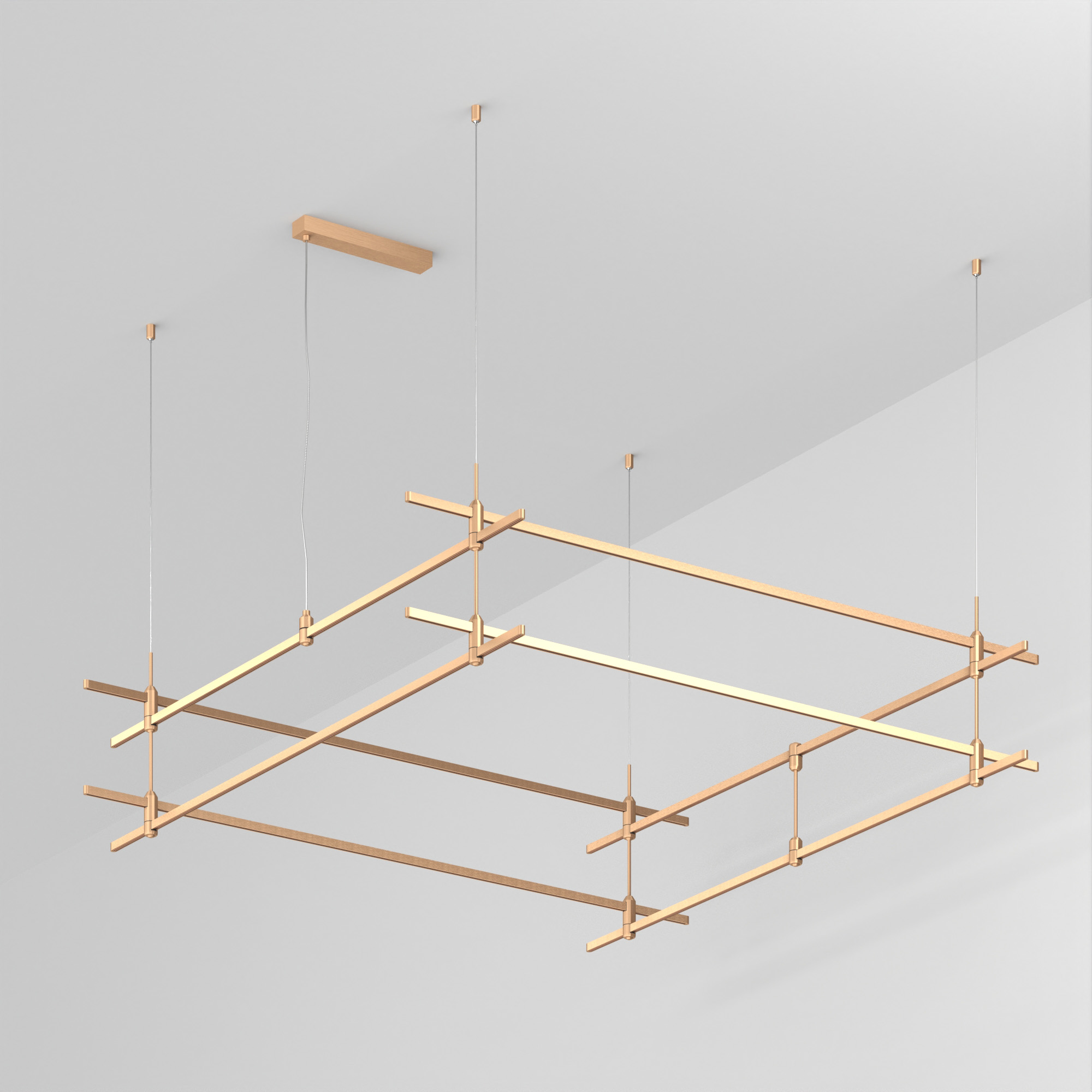 Основание ART-APRIORI-QUADRAT-2-HANG-2000x2000 (GD) (Arlight, IP20 Металл, 3 года)