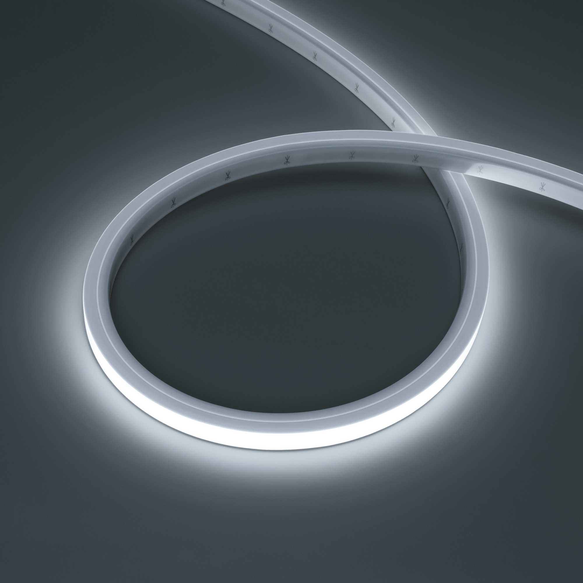 Лента герметичная NOVA-TOP-PU-A120-16x15mm 24V White7200 (10 W/m, IP68, 1m, wire x1) (Arlight, Полиуретан)