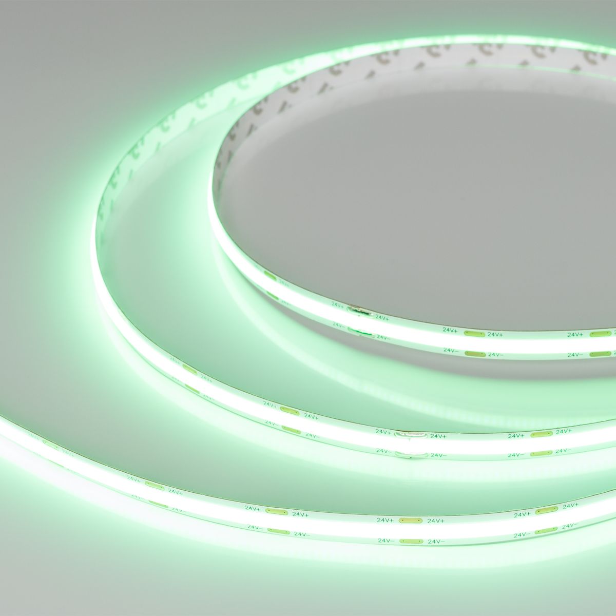 Лента COB-X544-8mm 24V Green (11.5 W/m, IP20, CSP, 5m) (Arlight)
