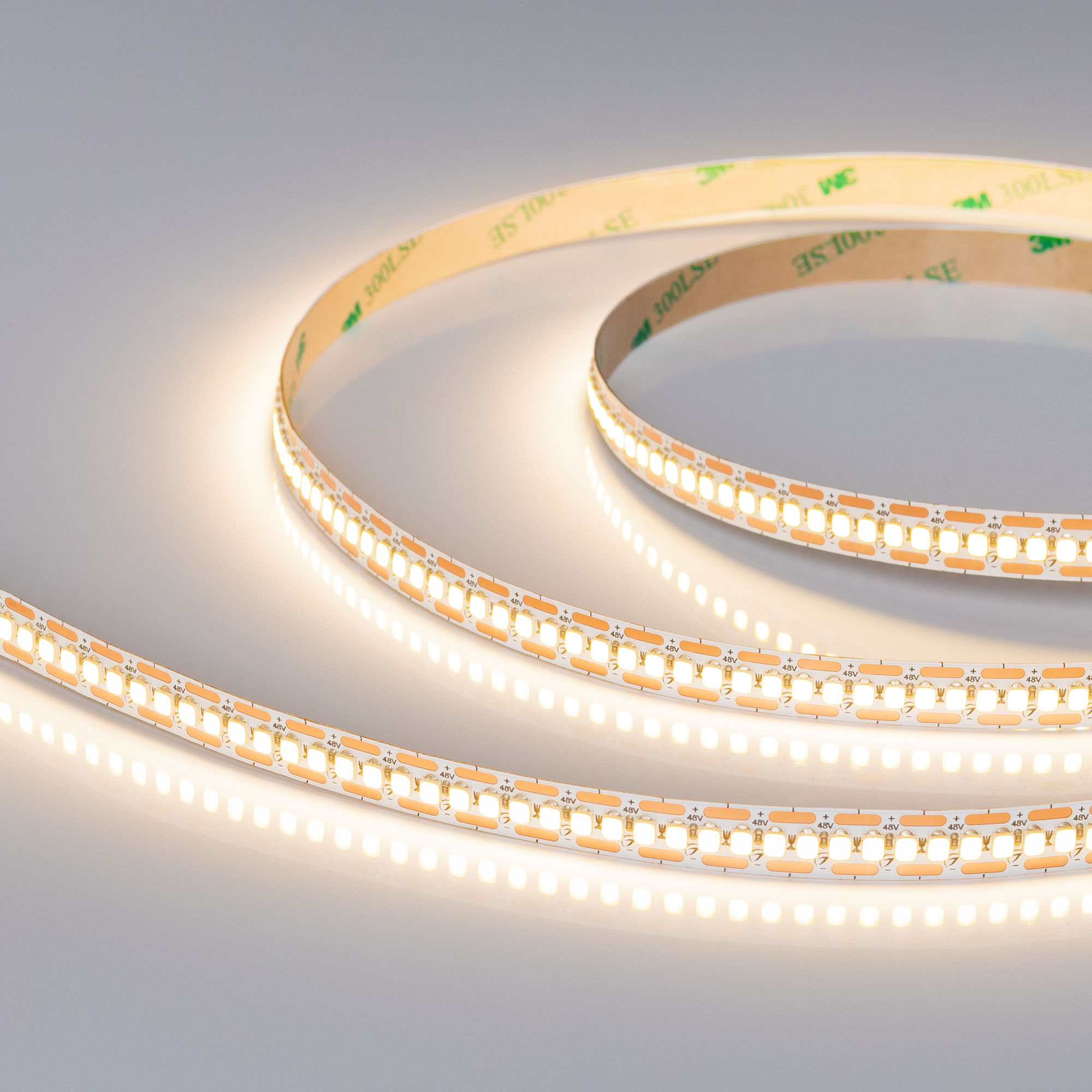 Лента UL-A240-10mm 48V Warm3500-CX2 (23 W/m, IP20, 10m) (Arlight, 7 лет)