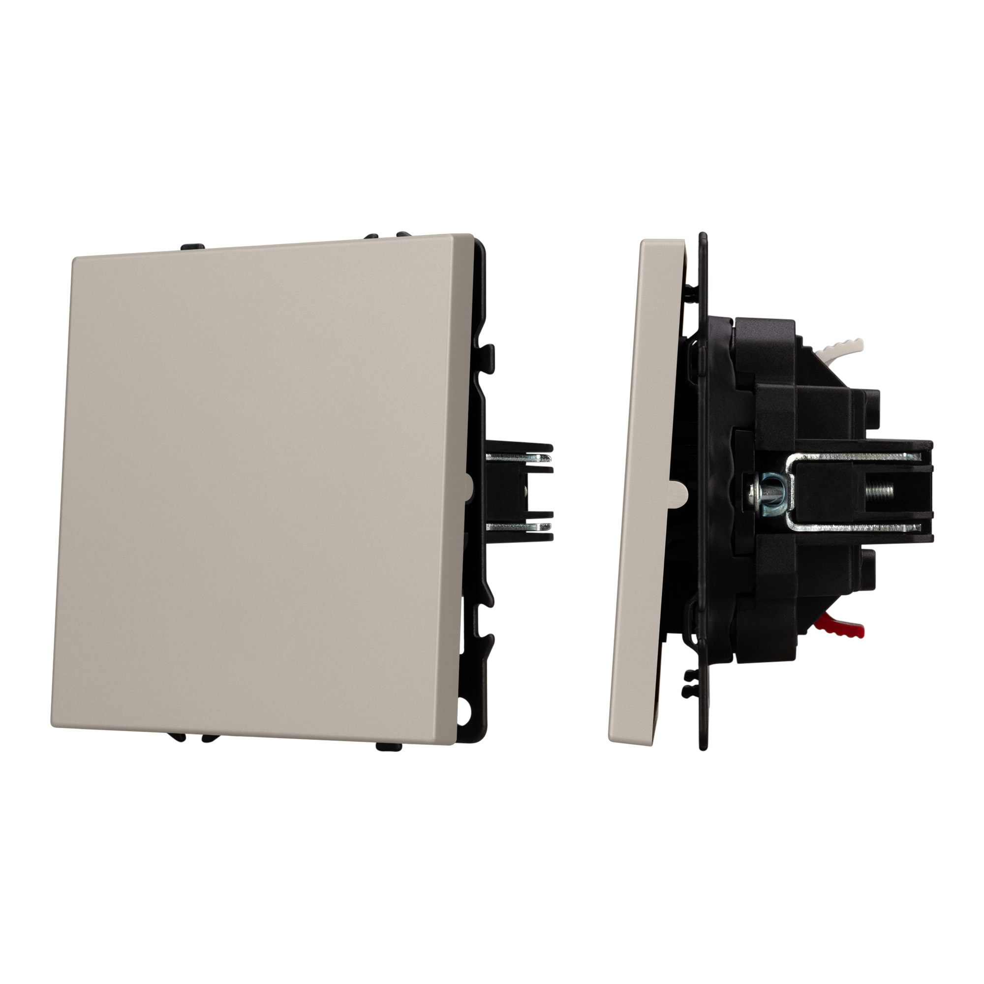 ARL NOBE Выключатель звонковый 1 кл софт-тач кашемир SWT-MKR1-SFPL-CA (250V, 10A) (Arlight)