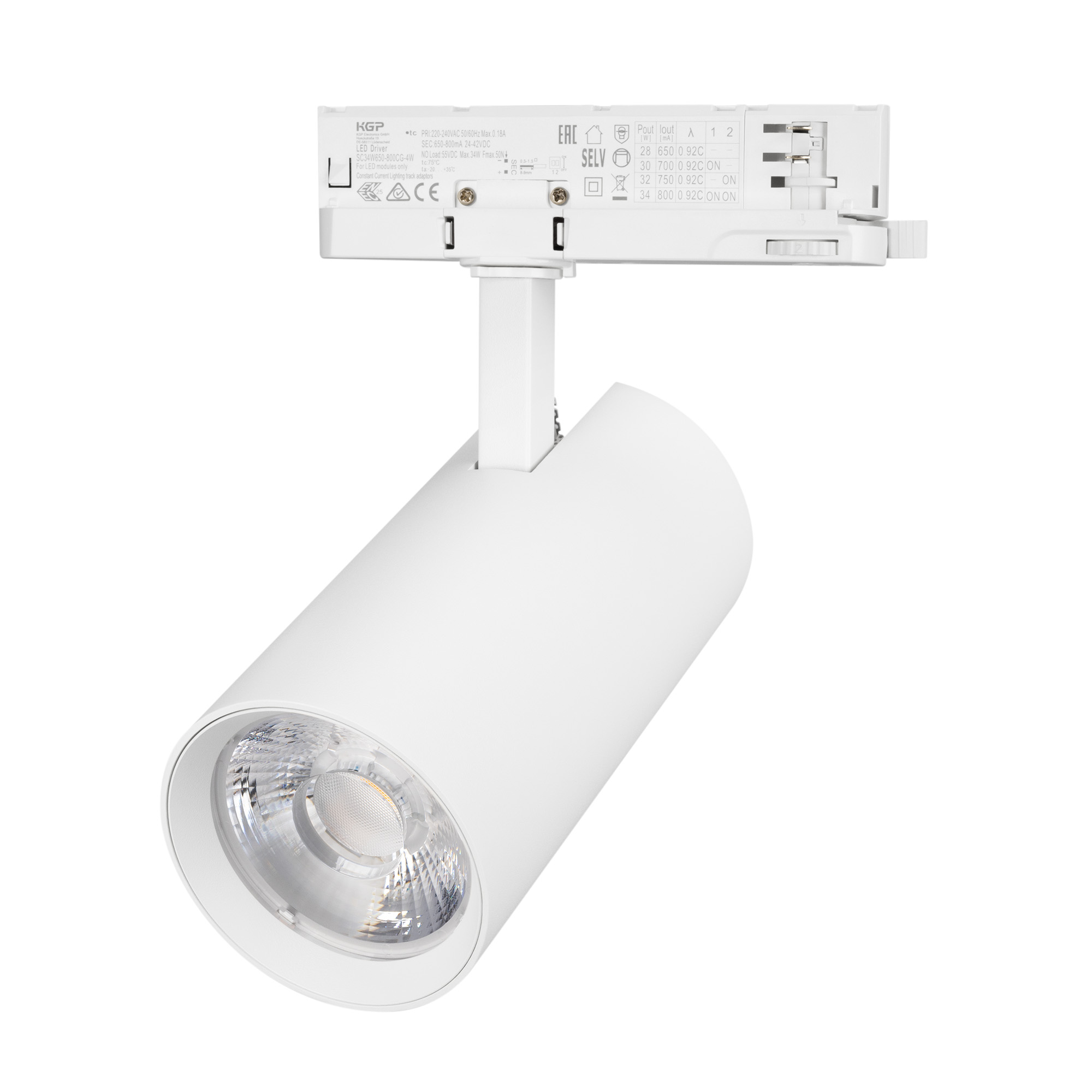 Светильник LGD-GERA-TRUECOLOR-4TR-R90-30W Day4000 CRI98 (Белый, 24 deg, 230V) (Arlight, IP20 Металл, 5 лет)
