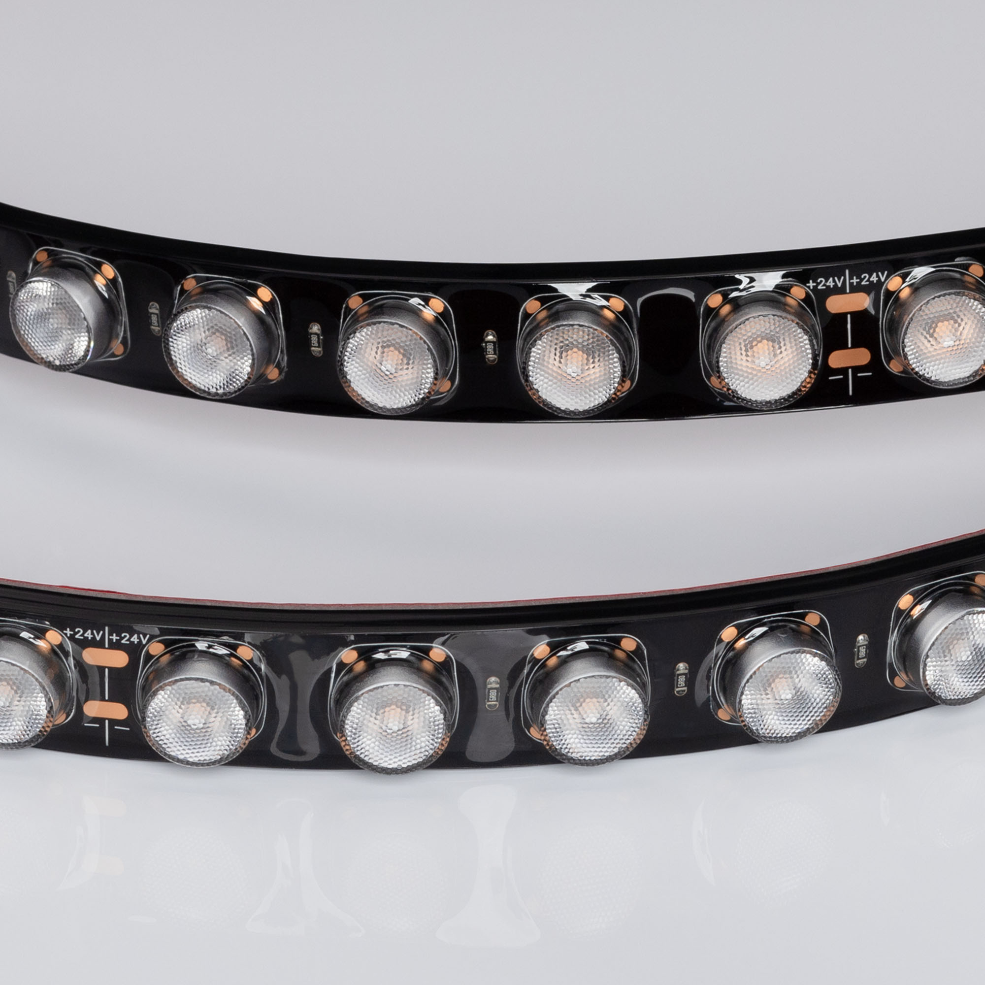 Лента герметичная FLT-PS-A42-BLACK-23mm 24V White6000 (21 W/m, IP67, 30deg, 5m) (Arlight)