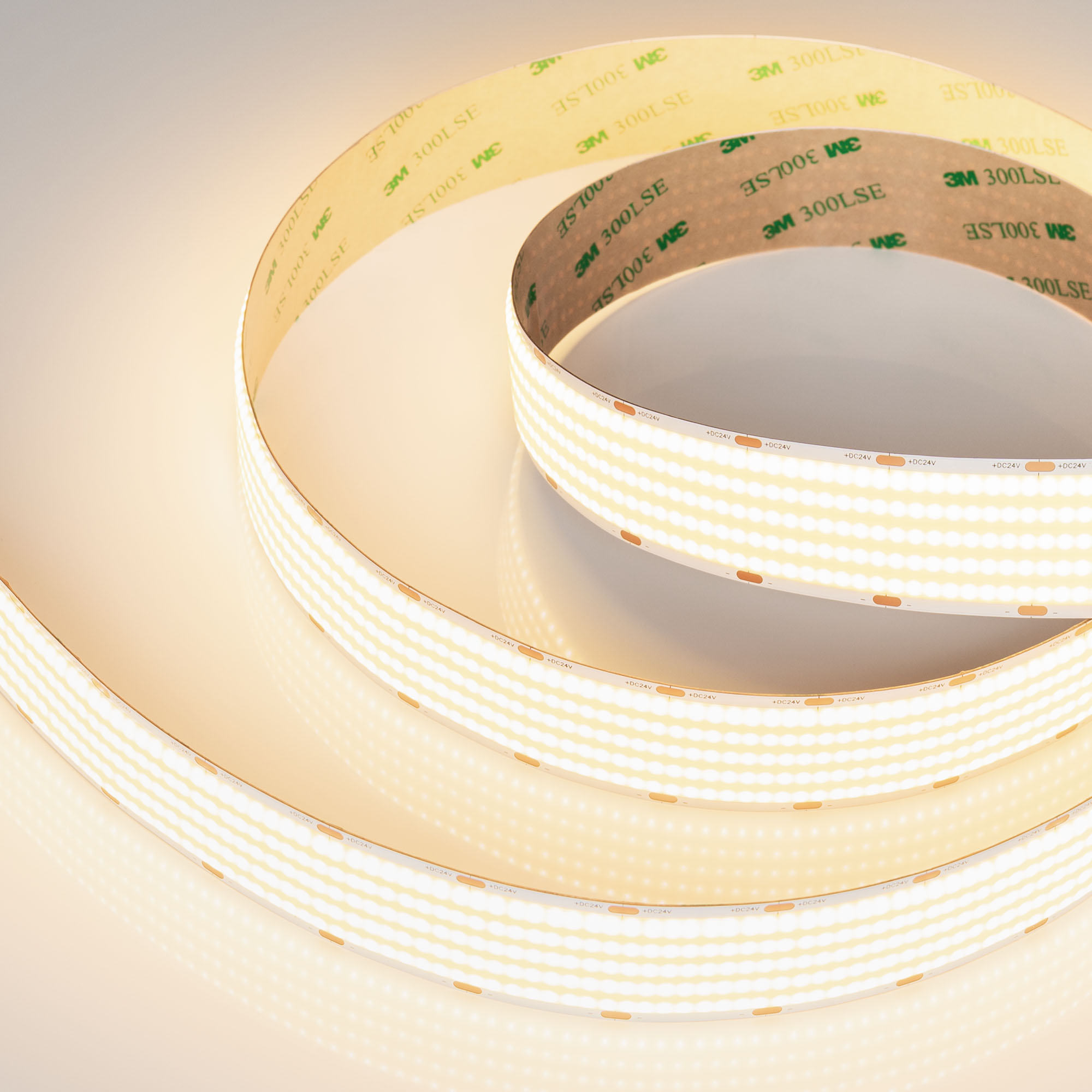Лента COB-X1600-30mm 24V Warm3000 (40 W/m, IP20, 5m) (Arlight, CRI>90)