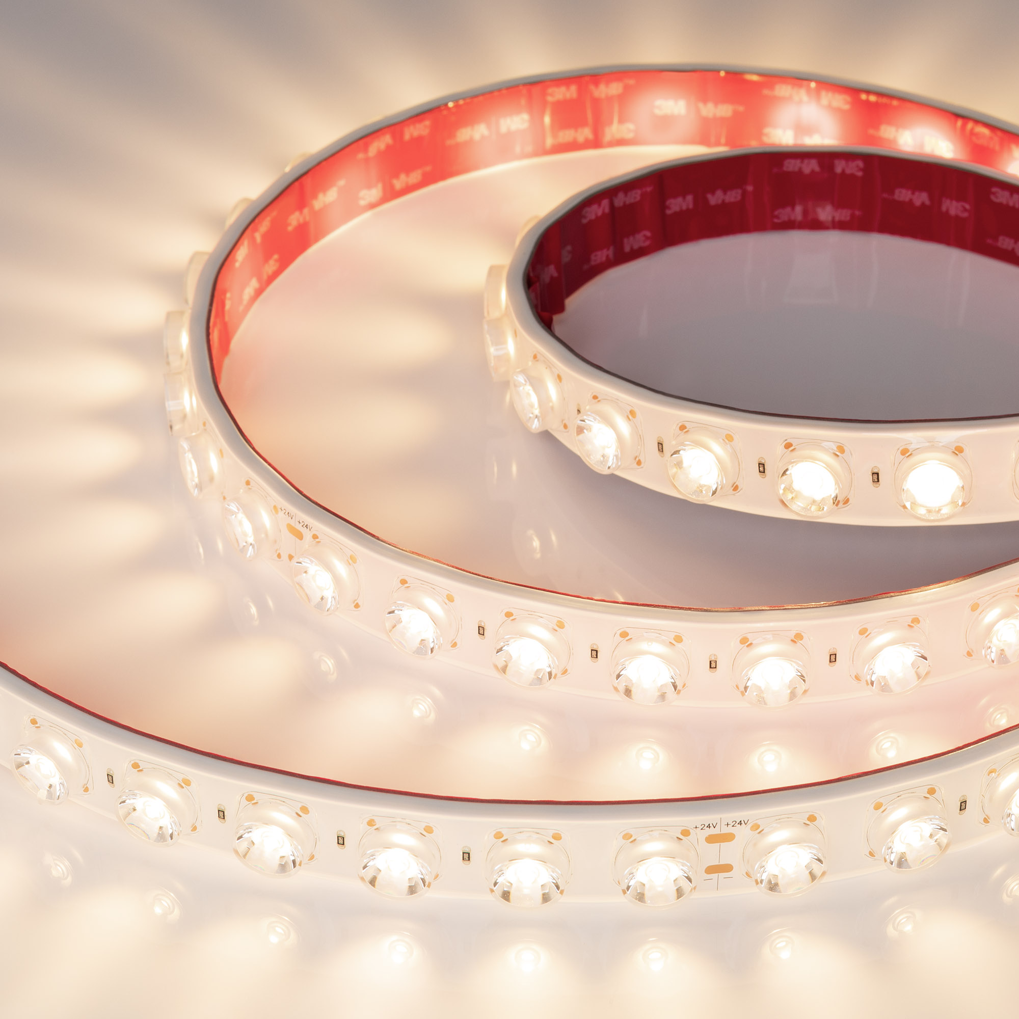 Лента герметичная FLT-PS-A42-23mm 24V Warm3000 (21 W/m, IP67, 15deg, 5m) (Arlight)