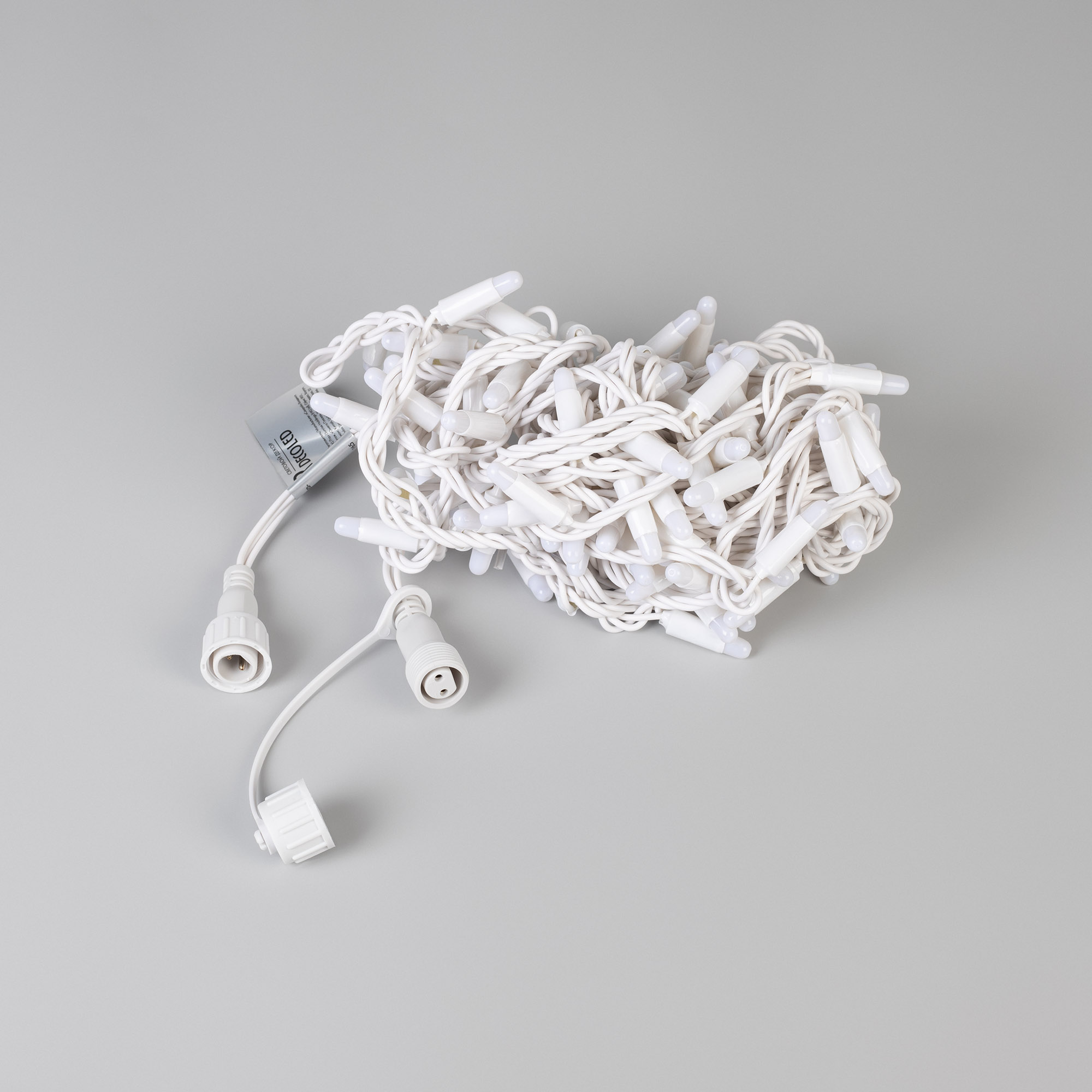 Светодиодная гирлянда ARD-STRING-CLASSIC-10000-WHITE-100LED-MILK-STD Warm (230V, 7W) (Ardecoled, IP65, 1 год)