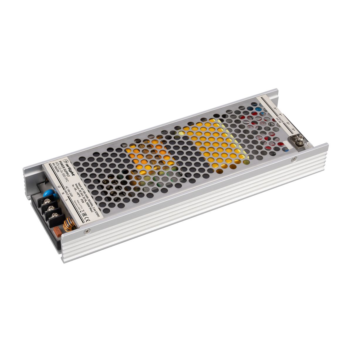 Блок питания ATS-LG-24-500-PFC (24V, 20.9A, 500W) (Arlight, IP20 Сетка, 5 лет)