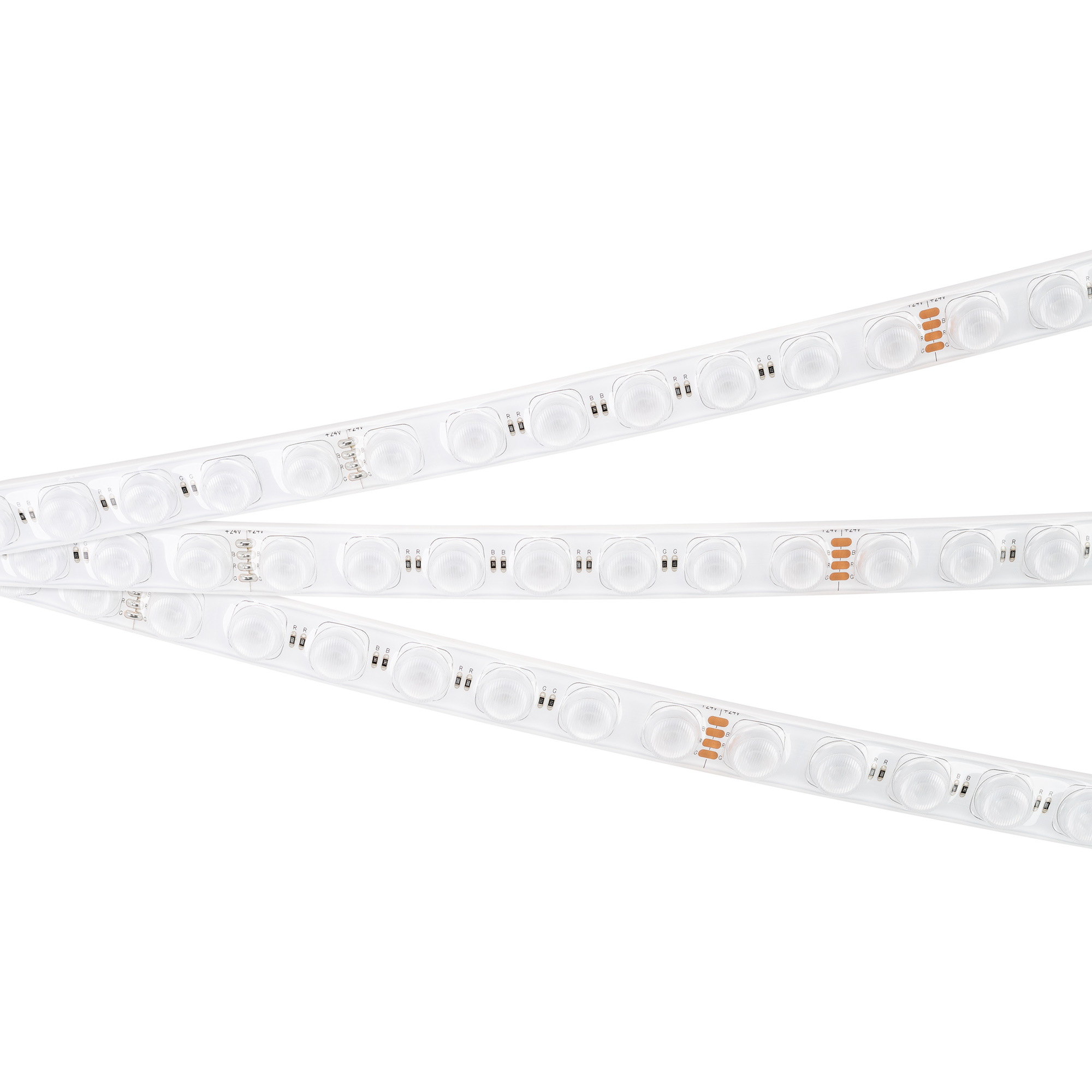Лента герметичная FLT-PS-S42-23mm 24V RGB (21 W/m, IP67, 30deg, 5m) (Arlight)