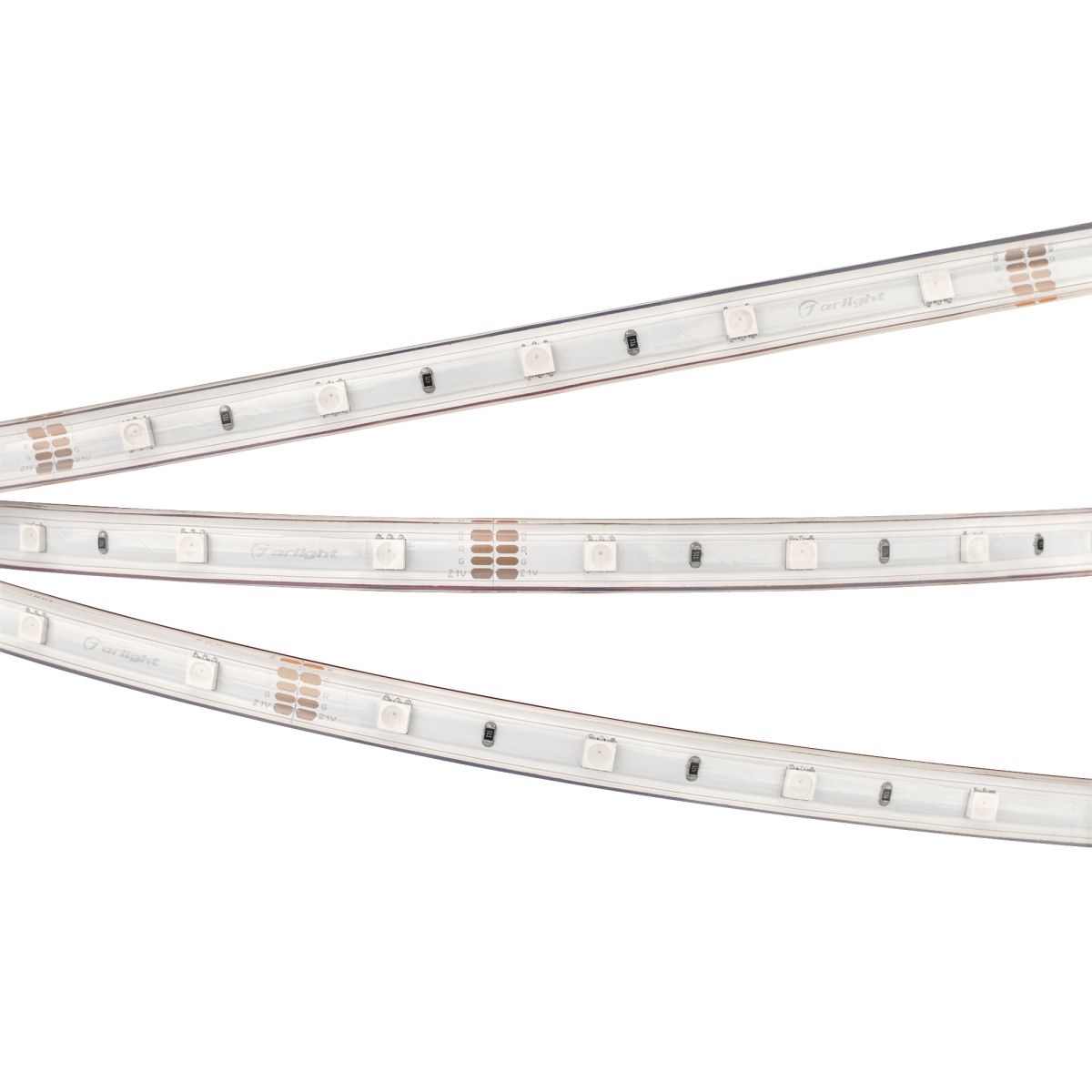 Лента герметичная RTW-PS-B30-13mm 24V RGB (7.2 W/m, IP67, 5060, 5m) (Arlight, 7.2 Вт/м, IP67)