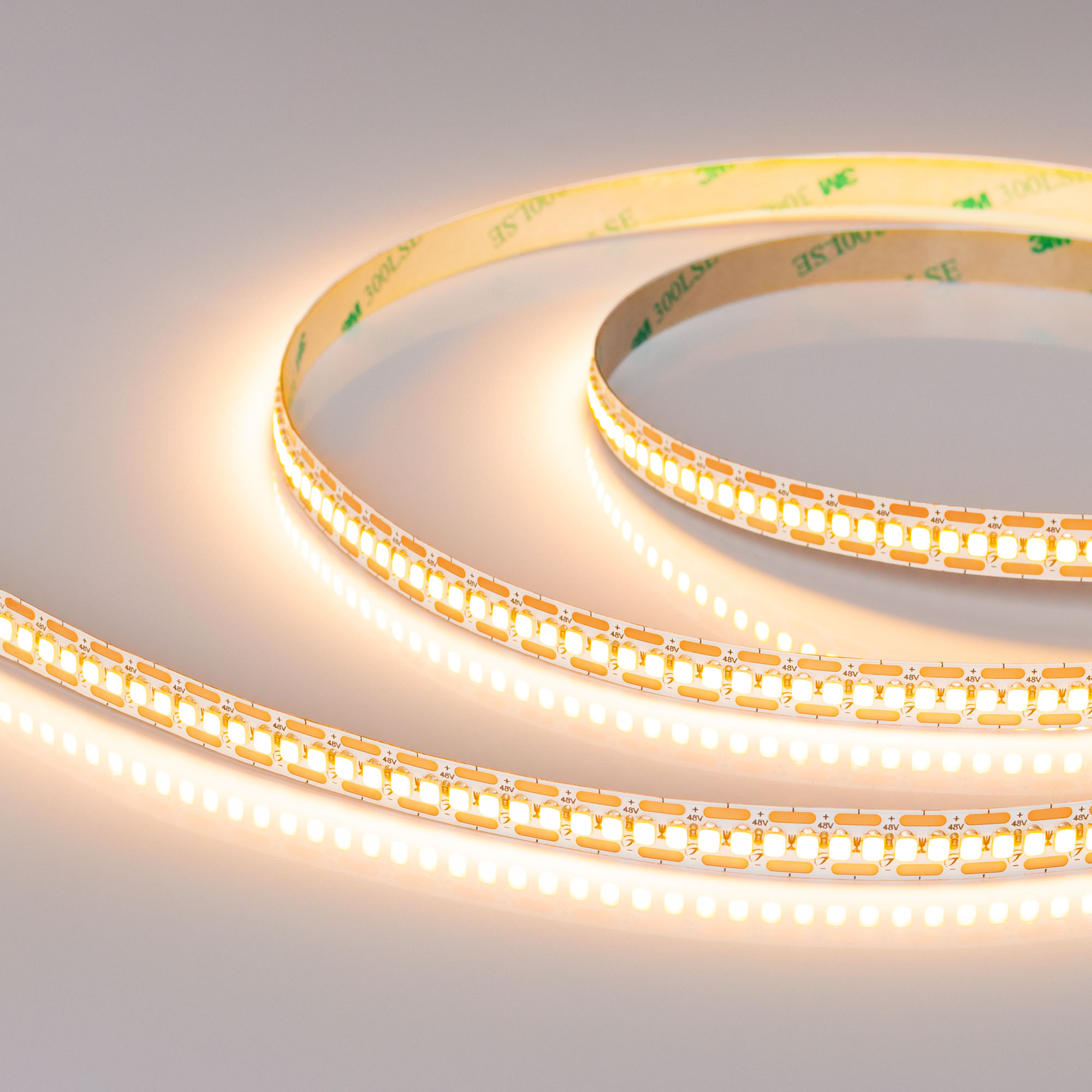 Лента UL-A240-10mm 48V Warm2400-CX2 (23 W/m, IP20, 10m) (Arlight, 7 лет)