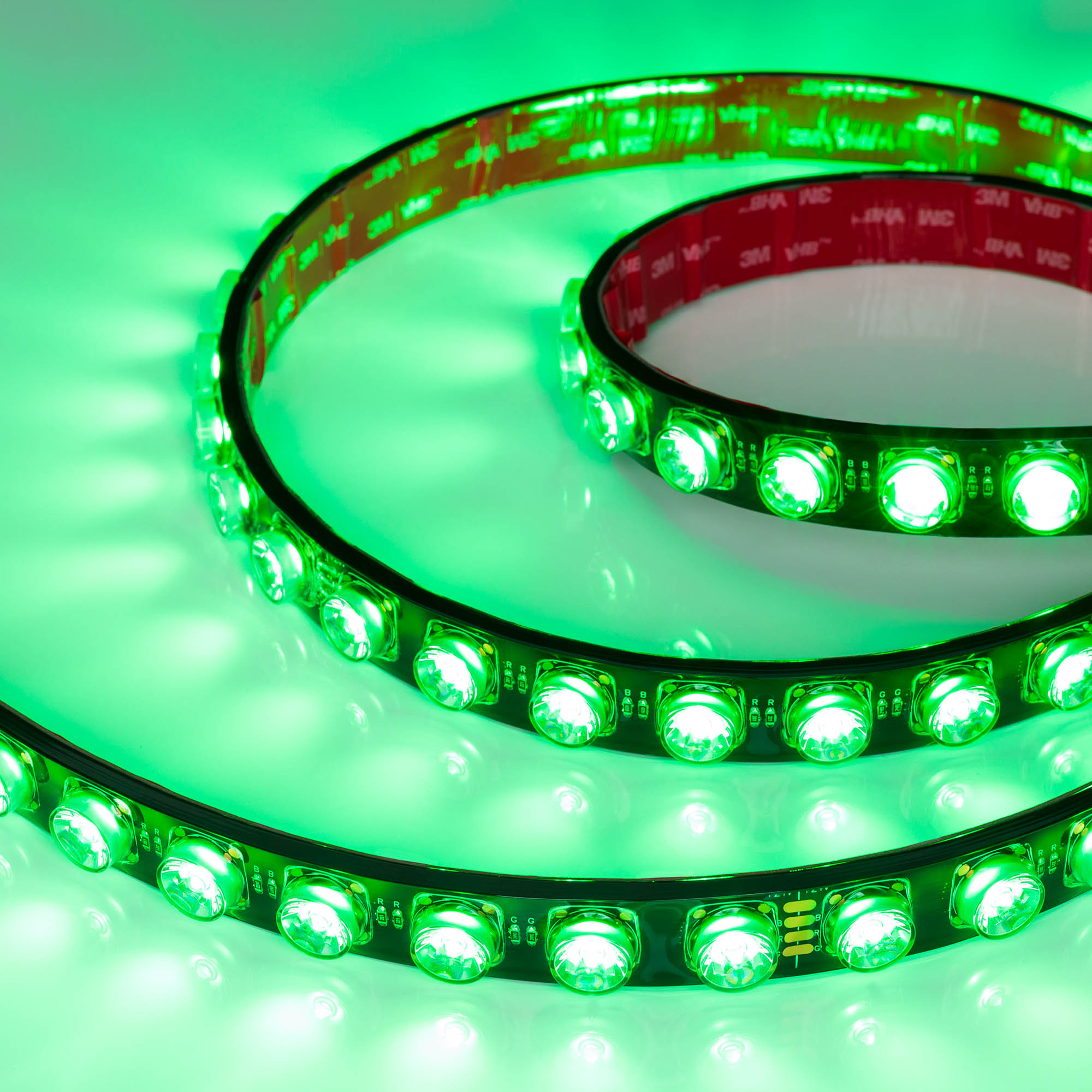Лента герметичная FLT-PS-S42-BLACK-23mm 24V RGB (21 W/m, IP67, 15deg, 5m) (Arlight)