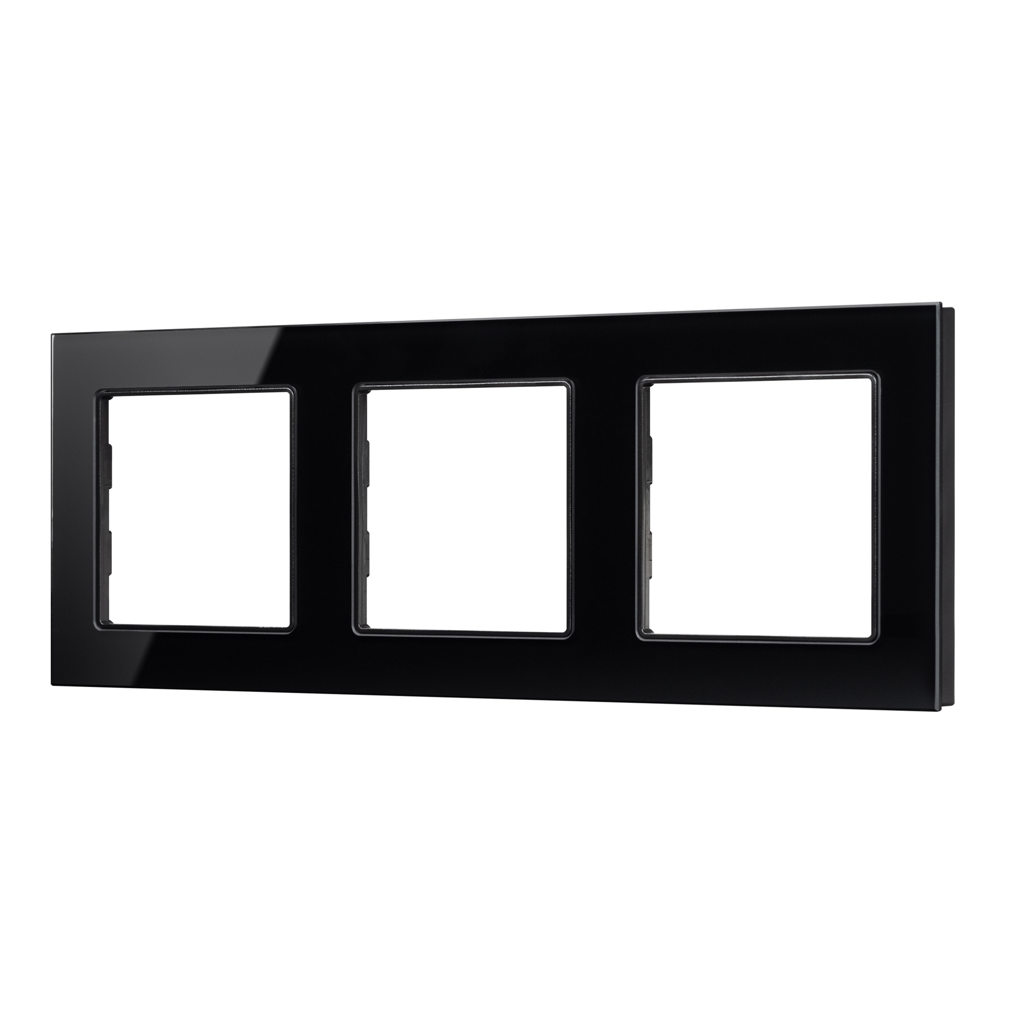 Рамка стеклянная FRM-GLARE-GS-3-BK (Arlight)