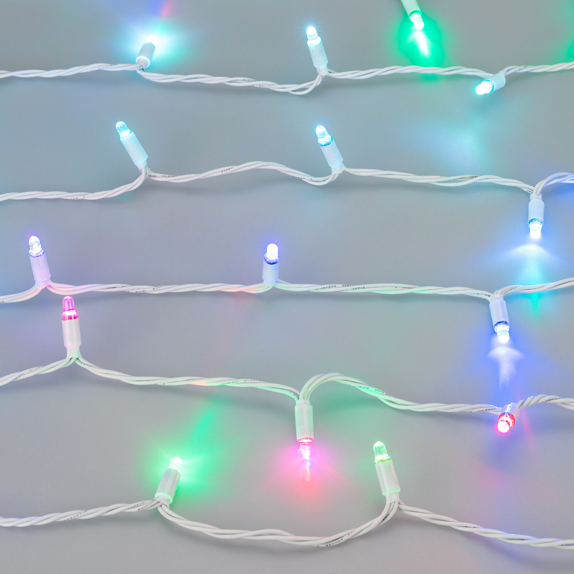 Светодиодная гирлянда ARD-STRING-CLASSIC-15000-WHITE-100LED-LIVE RGB-SPI (12V, 53W) (Ardecoled, IP65, 1 год)