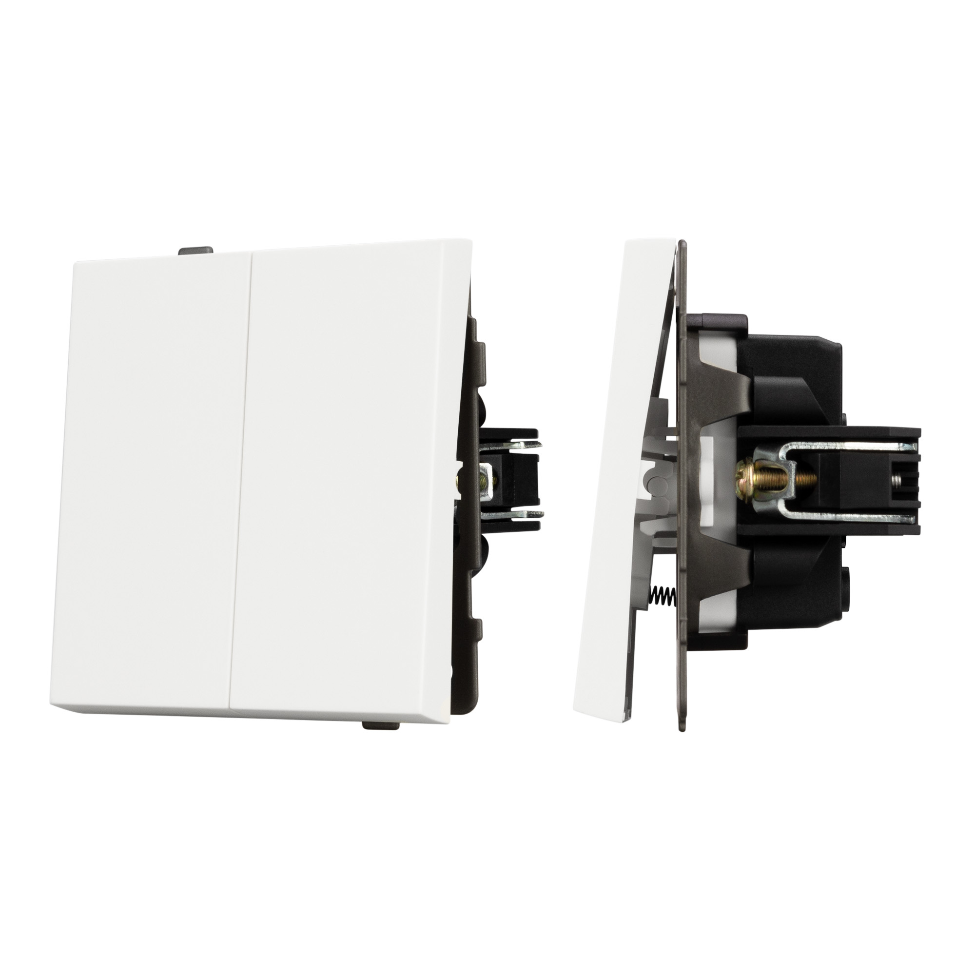 Механизм выключателя управления шторами SWT-TENDO-MKR2-SFPL-WH (230V, 10A) (Arlight, Матовый белый)