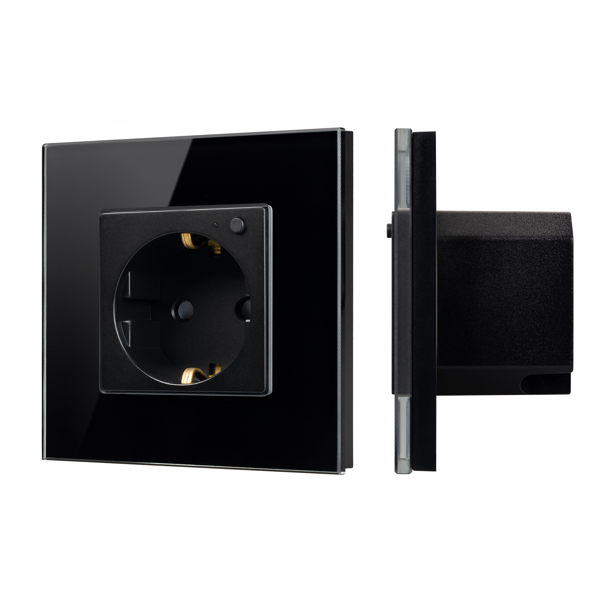 Розетка электрическая с Zigbee управлением SCT-OMALI-EUZB1-PL-BK (240V, 16A, Zigbee) (Arlight)