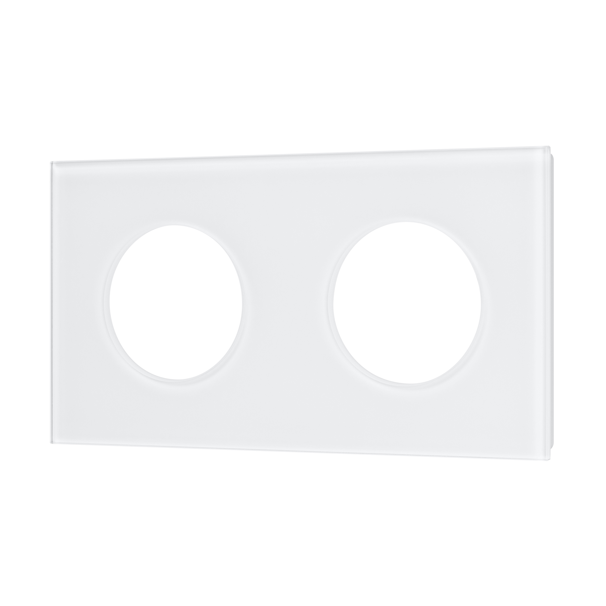 Рамка стеклянная FRM-GLARE-GC-2-WH (Arlight)