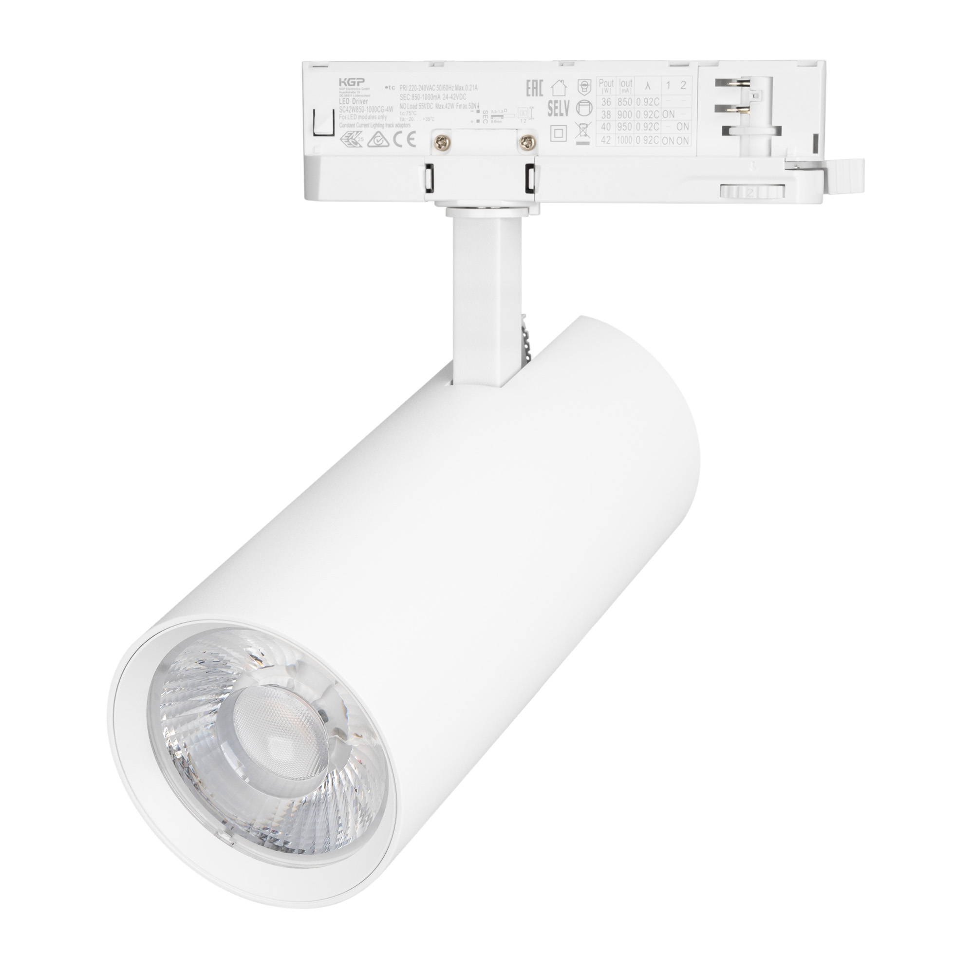 Светильник LGD-GERA-4TR-R90-40W Warm3000 (WH, 36 deg, 230V) (Arlight, IP20 Металл, 5 лет)