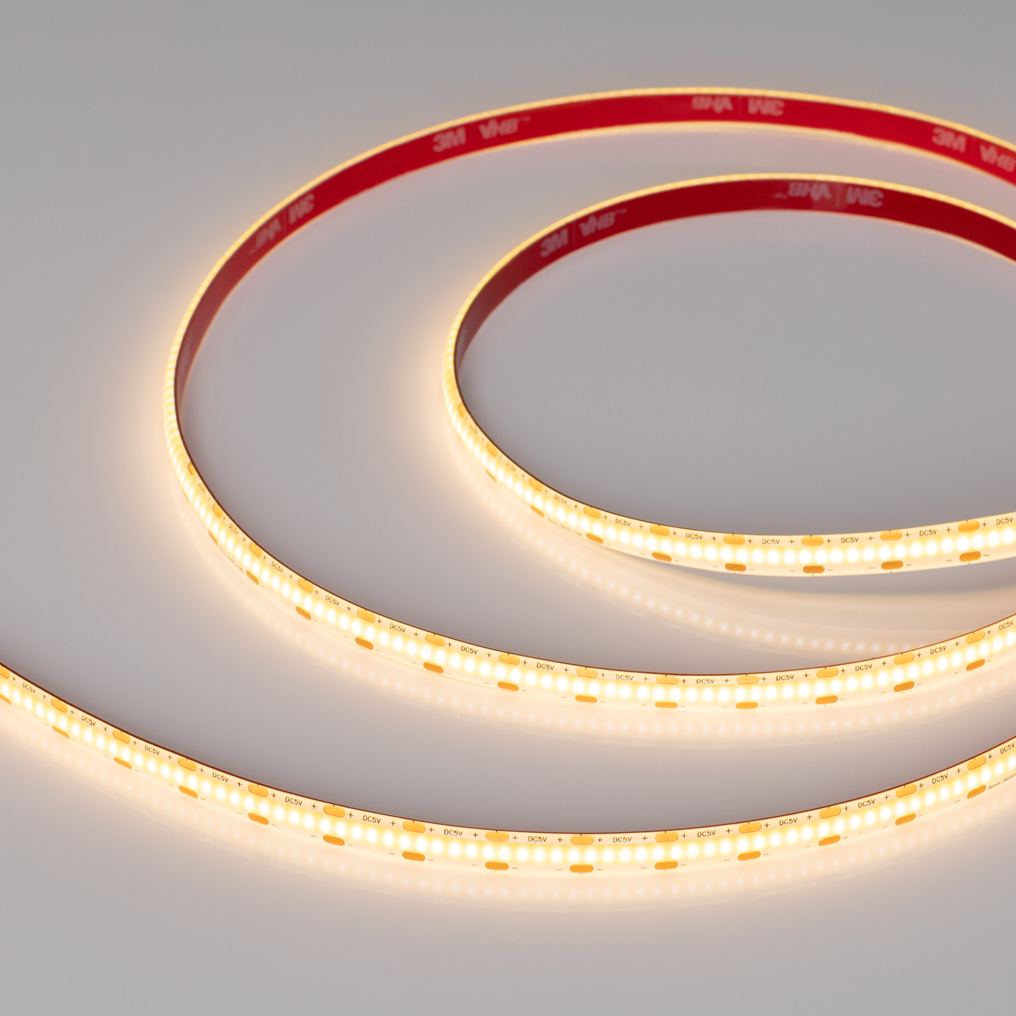 Лента герметичная COB-SE-X360-8mm 5V Warm2700 (5 W/m, IP65, CSP, 5m) (Arlight)