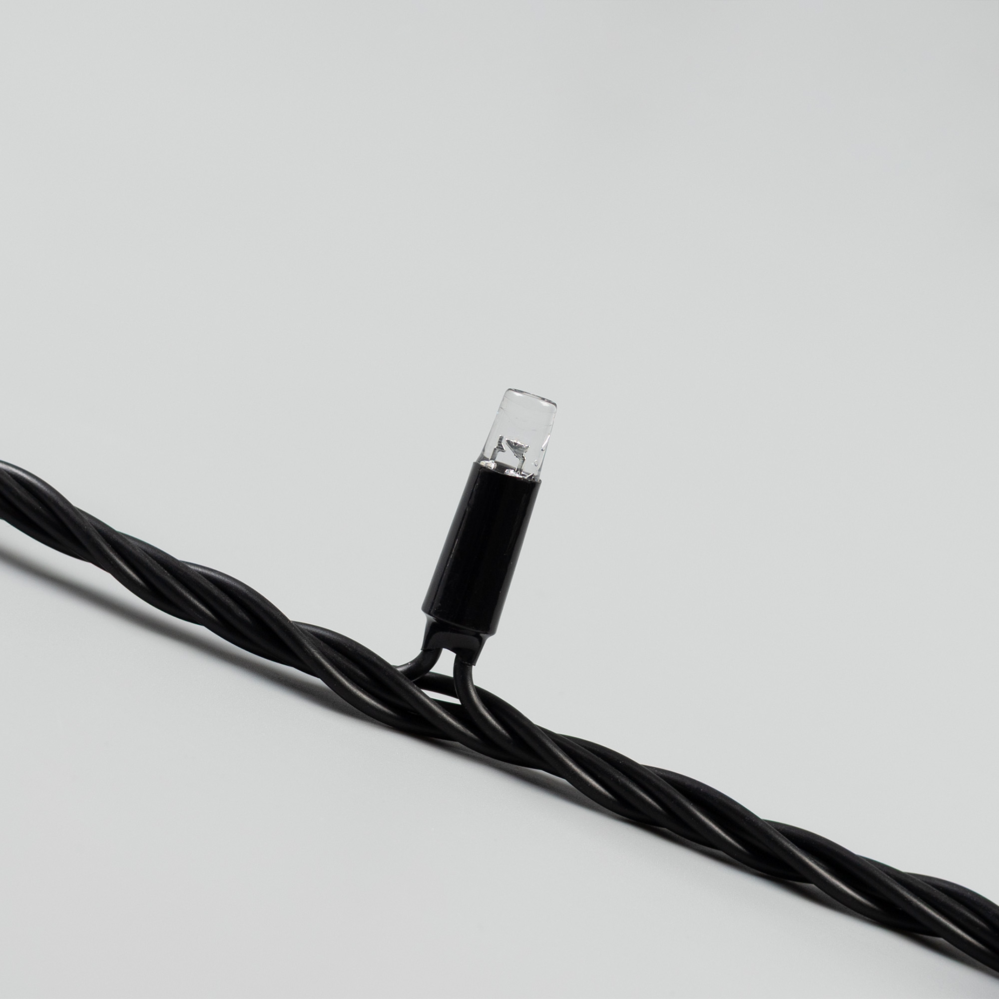 Светодиодная гирлянда ARD-STRING-CLASSIC-1000-BLACK-100LED-PULSE Warm (230V, 7W) (Ardecoled, IP65, 1 год)