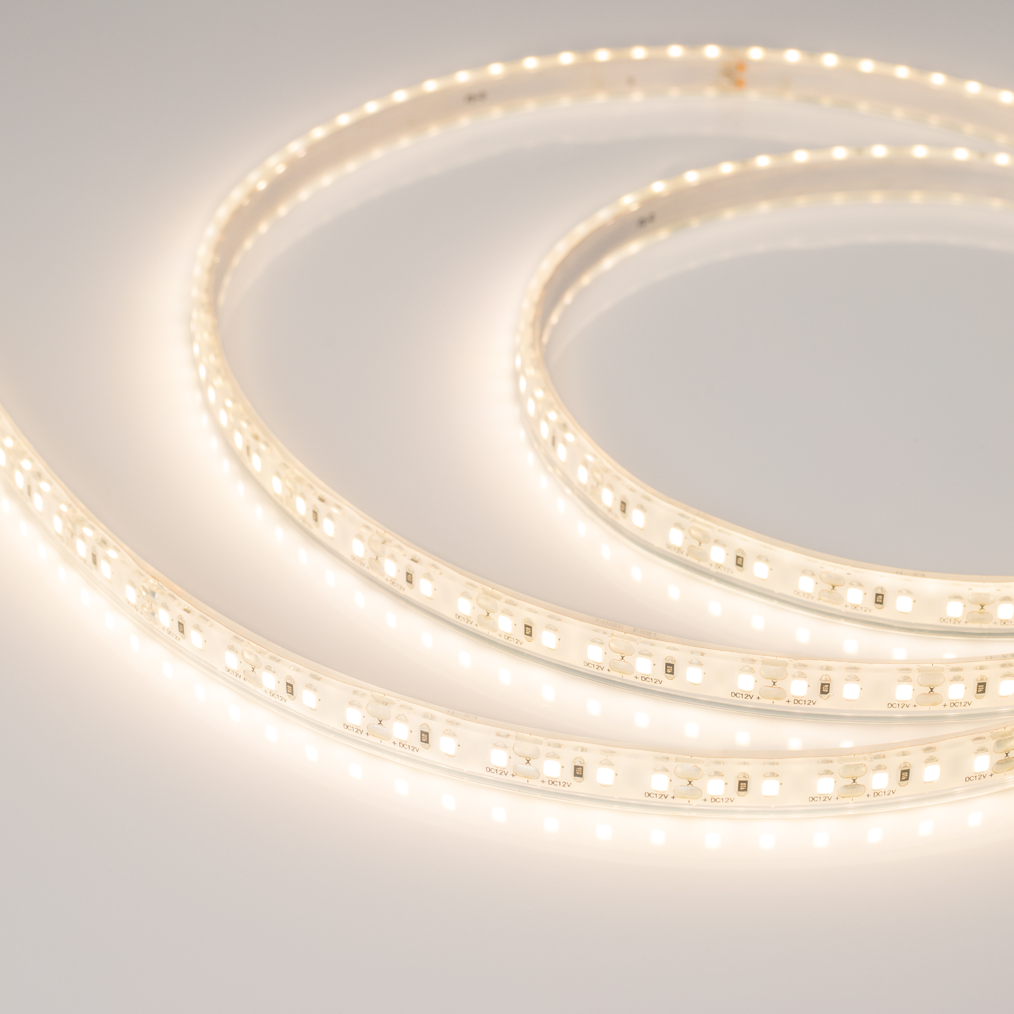 Лента герметичная RTW-PU-A120-10.5mm 12V Warm3000 (16.8 W/m, IP68, Wire 2m, 5m) (Arlight)
