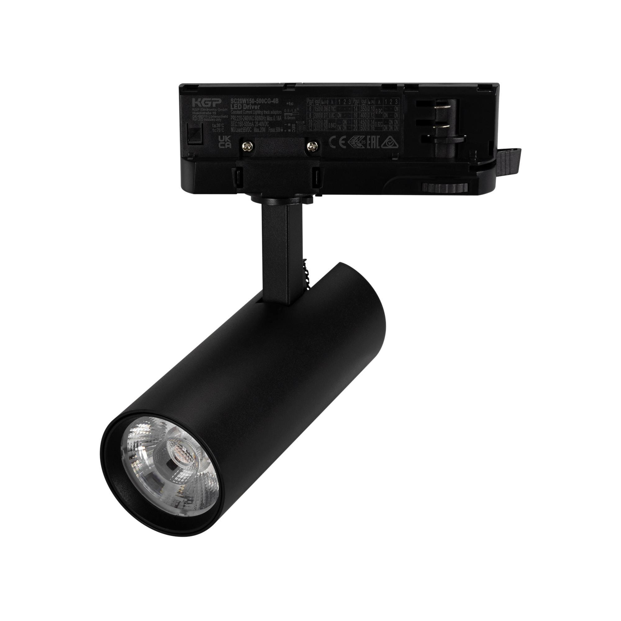 Светильник LGD-GERA-TRUECOLOR-4TR-R55-10W Warm3000 CRI98 (Черный, 55 deg, 230V) (Arlight, IP20 Металл, 5 лет)